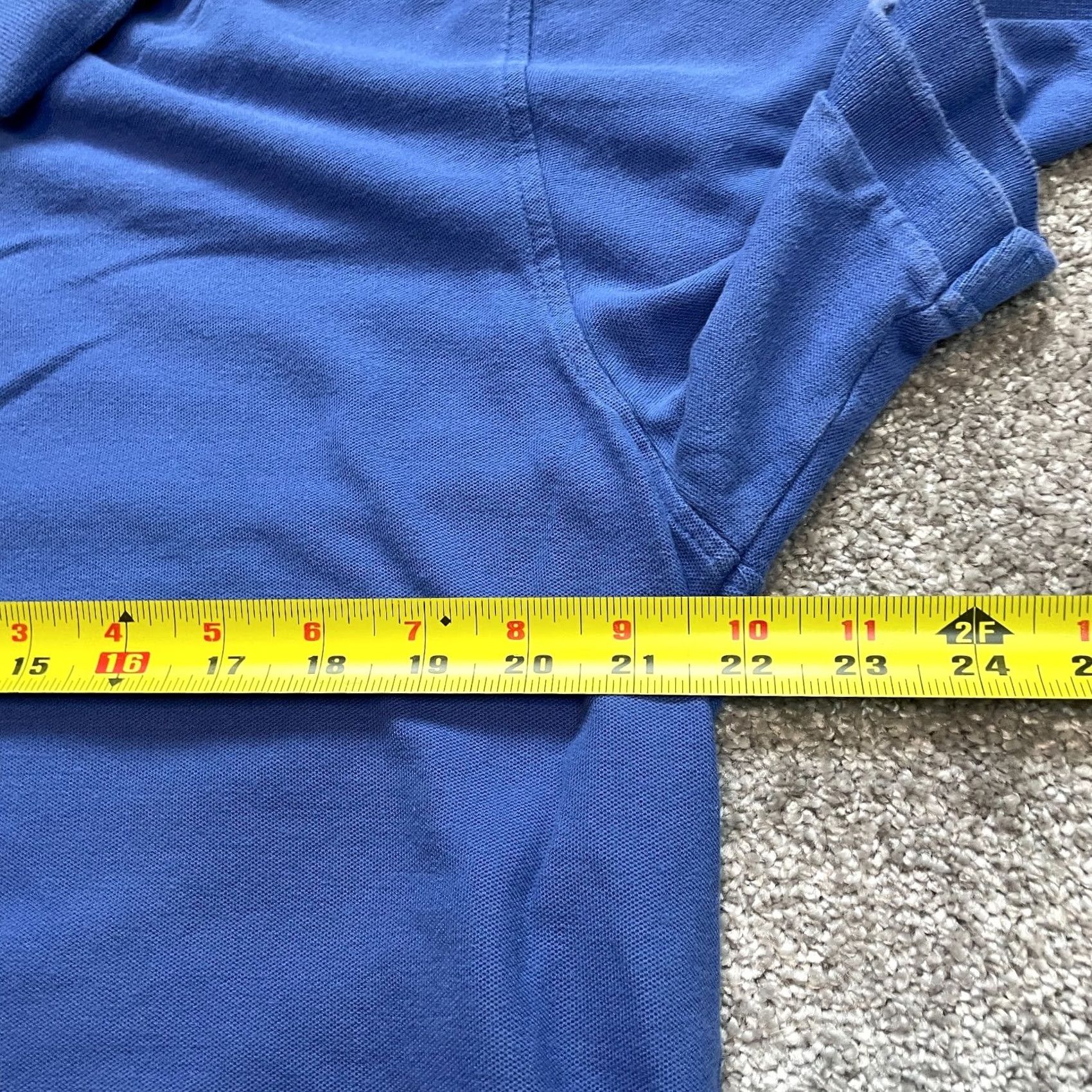 Club Room VINTAGE Club Room Polo shirt Mens L Blue 100% Pima Cotton Preppy Golf Rugby Collar Size US L / EU 52-54 / 3 - 6 Thumbnail