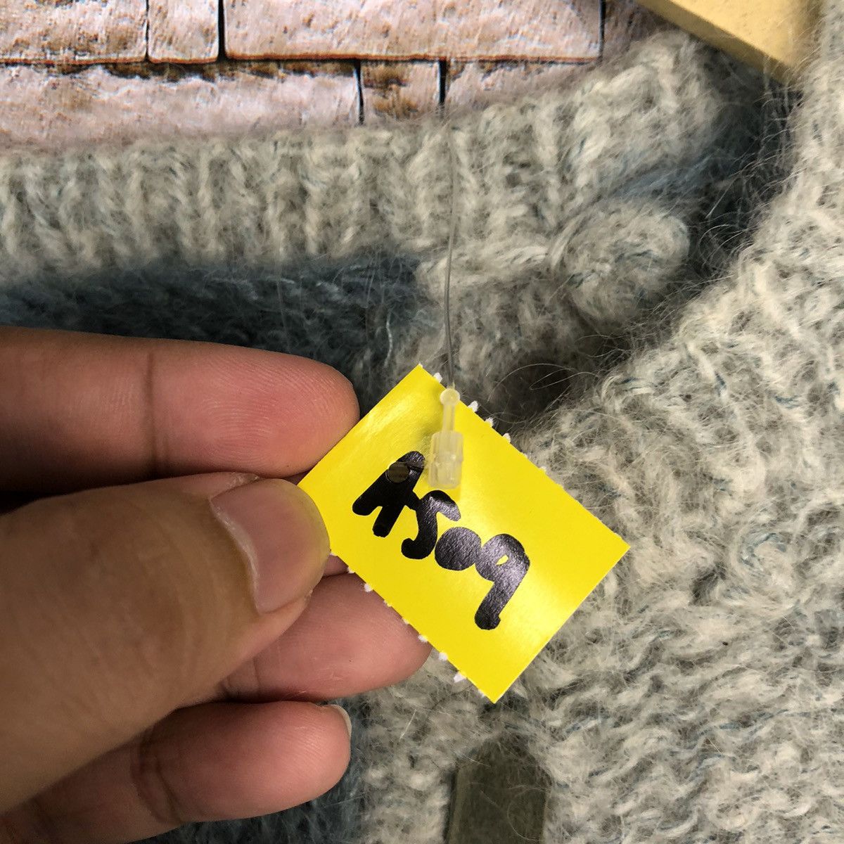Vintage Japan vintage Grey Mohair Knitwear #A509 Size XS / US 0-2 / IT 36-38 - 9 Thumbnail