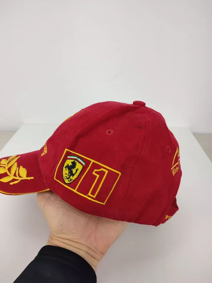 Ferrari Champion Michael Schumacher Ferrari Formula 1 Racing Cap Size ONE SIZE - 9 Thumbnail