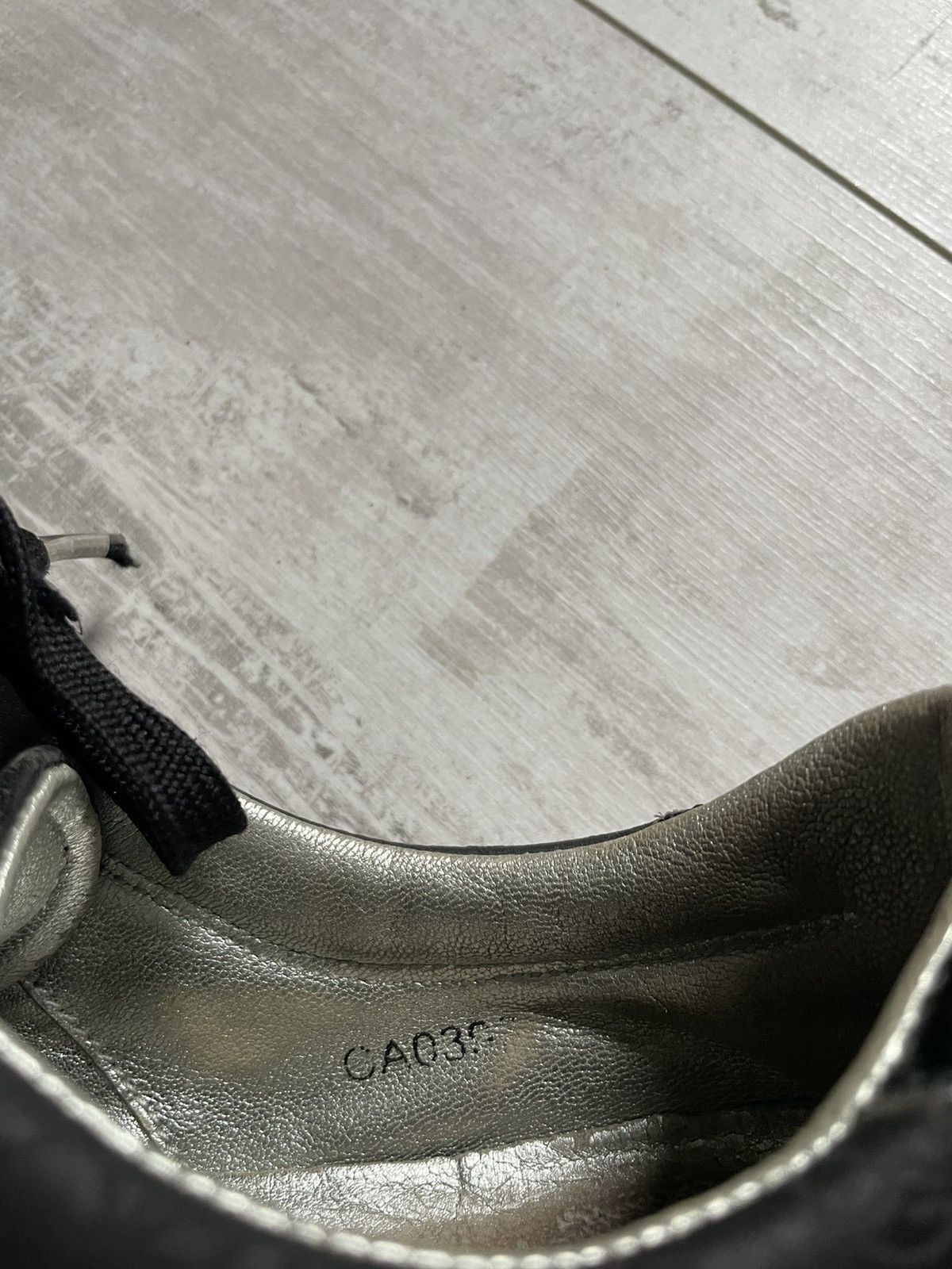 Dolce & Gabbana Vintage Dolce & Gabbana Black Leather Sneakers DG Monogram Size US 8.5 / EU 41-42 - 11 Thumbnail