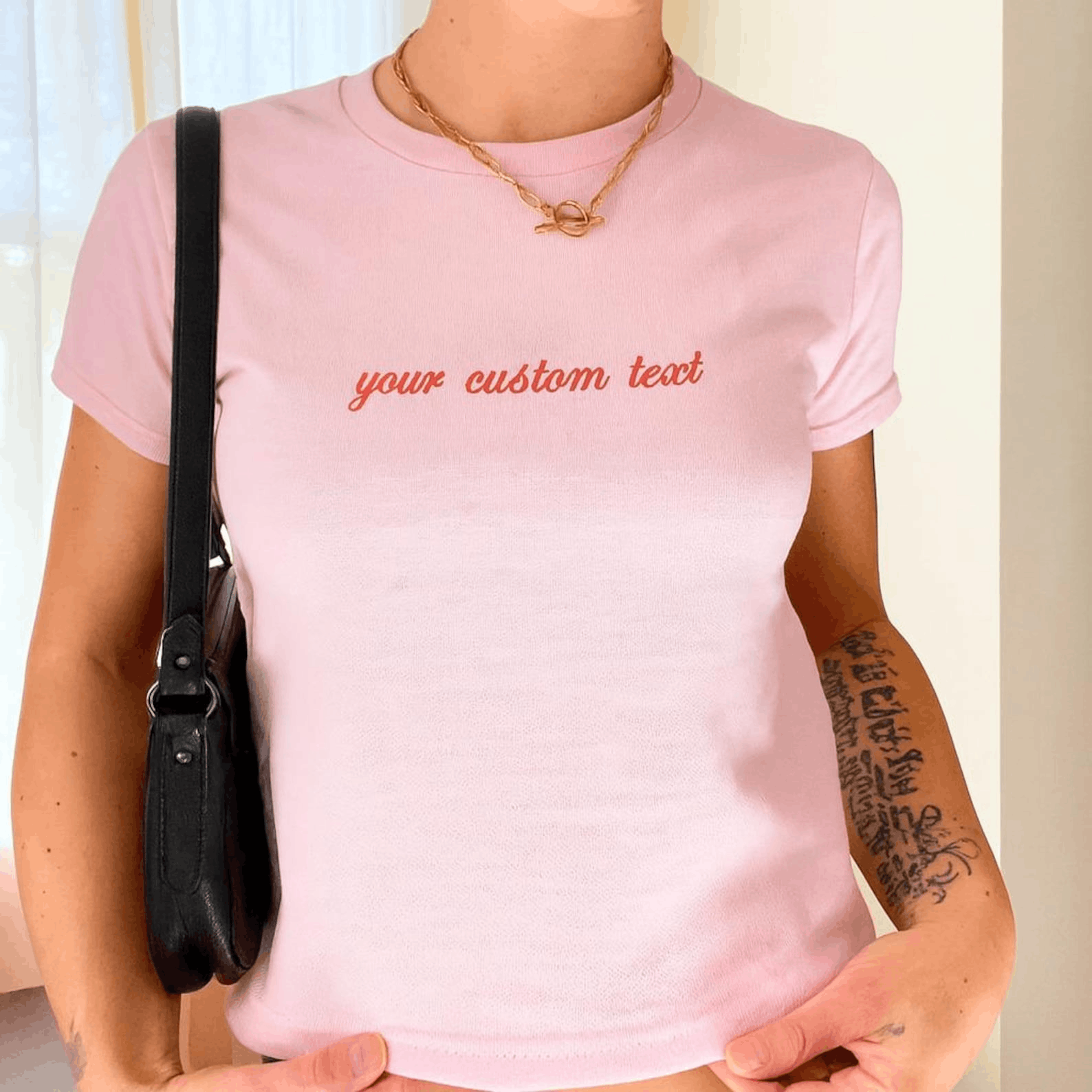 Other Personalized Embroidered Baby Tee – Y2K Custom Crop Top Size S / US 4 / IT 40 - 4 Thumbnail