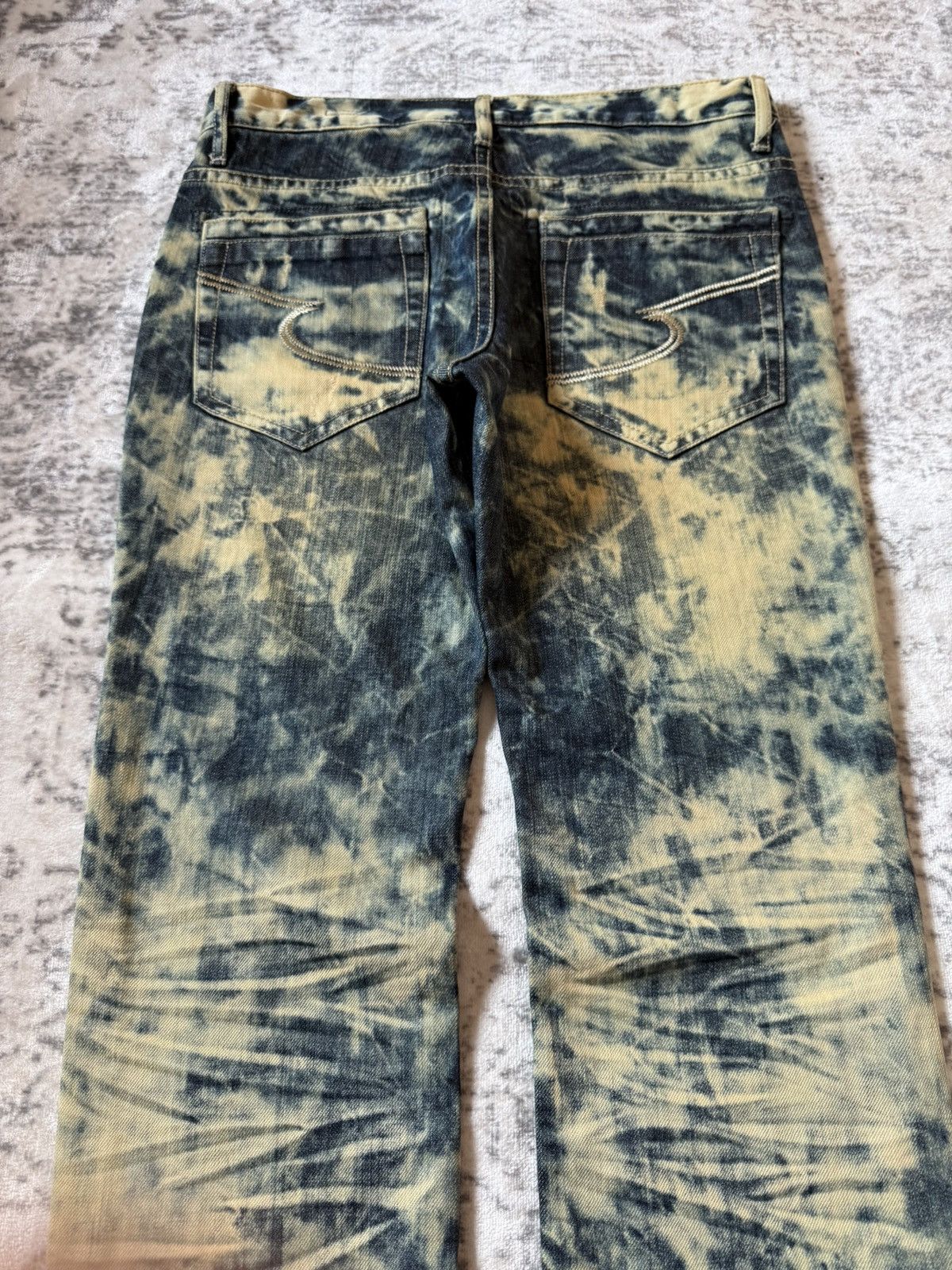 Japanese Brand Semantic Design Studded Acid Mud Wash Jeans Size US 30 / EU 46 - 14 Thumbnail