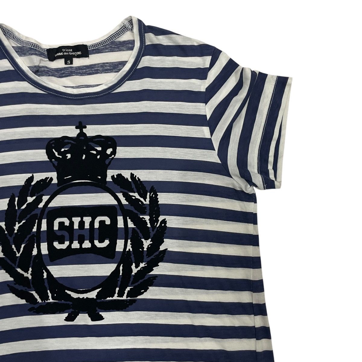Comme des Garcons Vintage Comme Des Garcons Tricot Stripe Short Sleeve Size M / US 6-8 / IT 42-44 - 4 Thumbnail