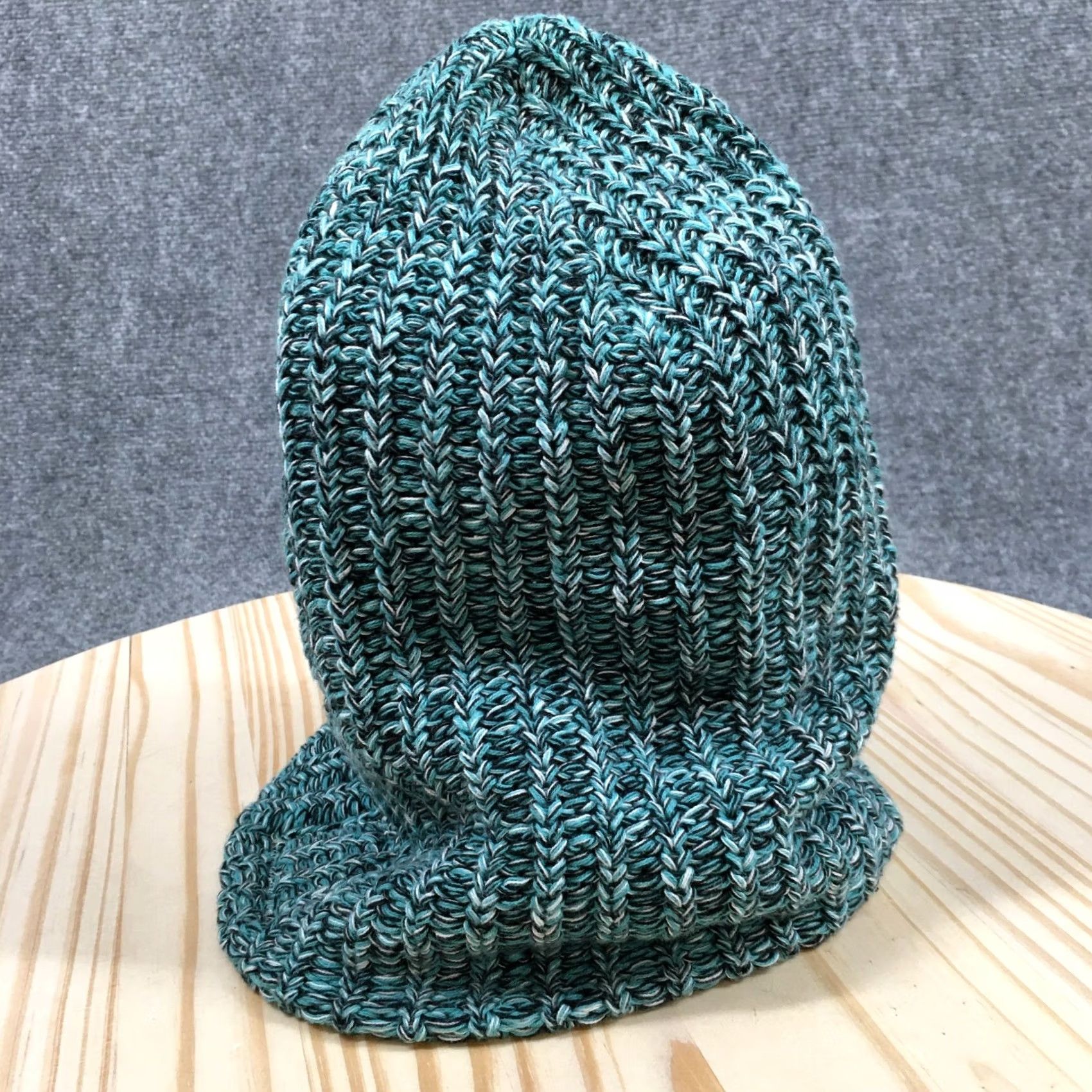 Vintage Love Your Melon Beanie Knitted Hat Mens One Size Green Cotton Pull On Casual Size ONE SIZE - 6 Thumbnail