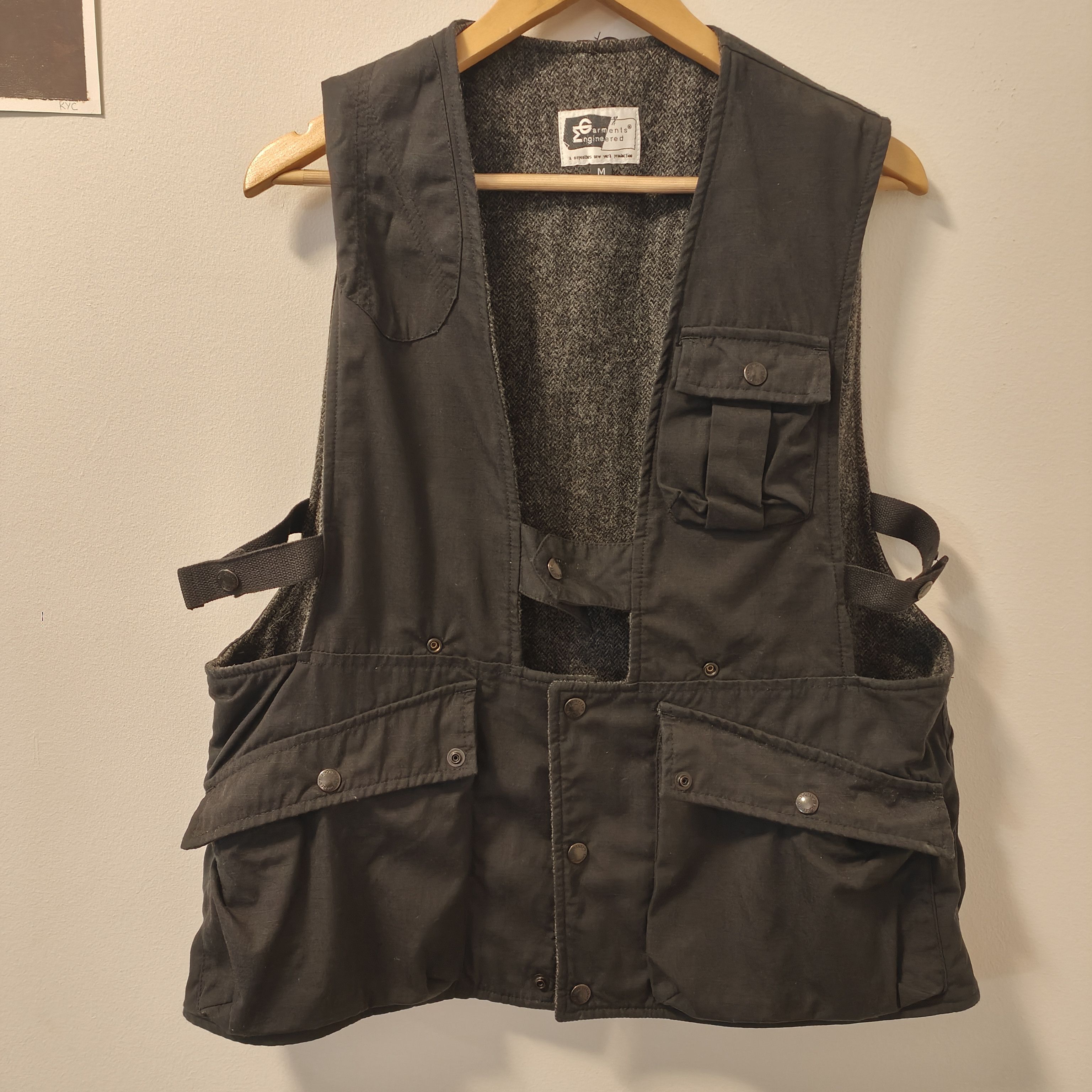 Engineered Garments Field Twill Vest (Leopard Lining) | Grailed