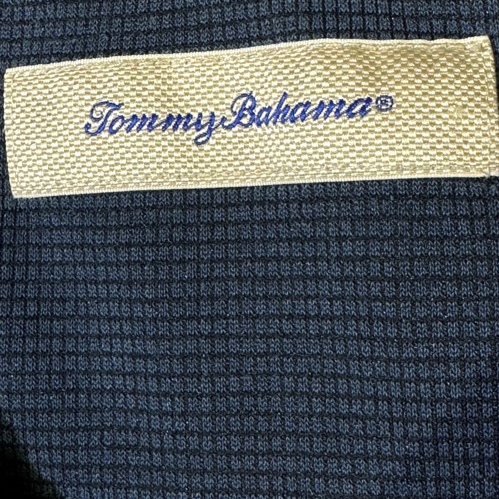 Tommy Bahama VINTAGE Tommy Bahama Polo Shirt Blue Large Men’s Short Sleeve Pullover Modal Polyester 58% Modal 42% Polyester Golf Casual Size US L / EU 52-54 / 3 - 7 Thumbnail