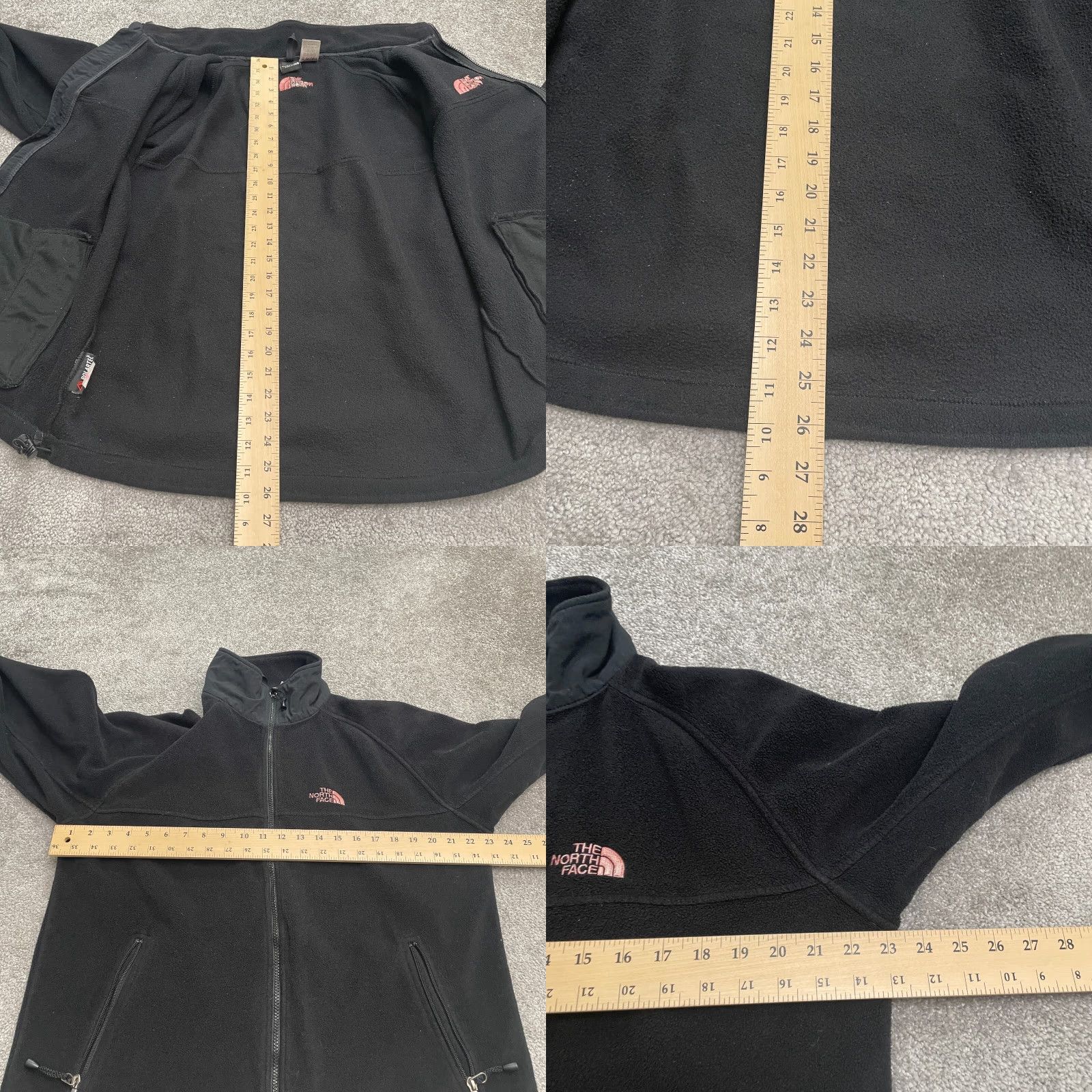 The North Face The North Face Jacket Medium Black Fleece Full Zip Pocket Outdoor Hiking Mens Size US M / EU 48-50 / 2 - 9 Thumbnail