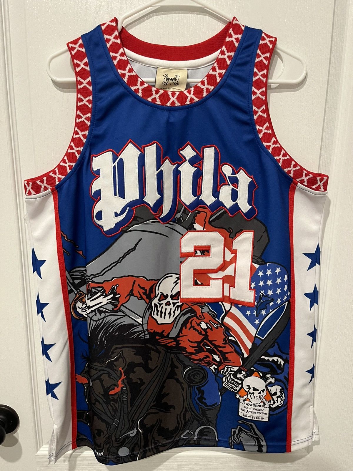 Other Joel Embiid #21 Philadelphia 76ers Royal Blue Basketball LG Size US L / EU 52-54 / 3 - 1 Thumbnail