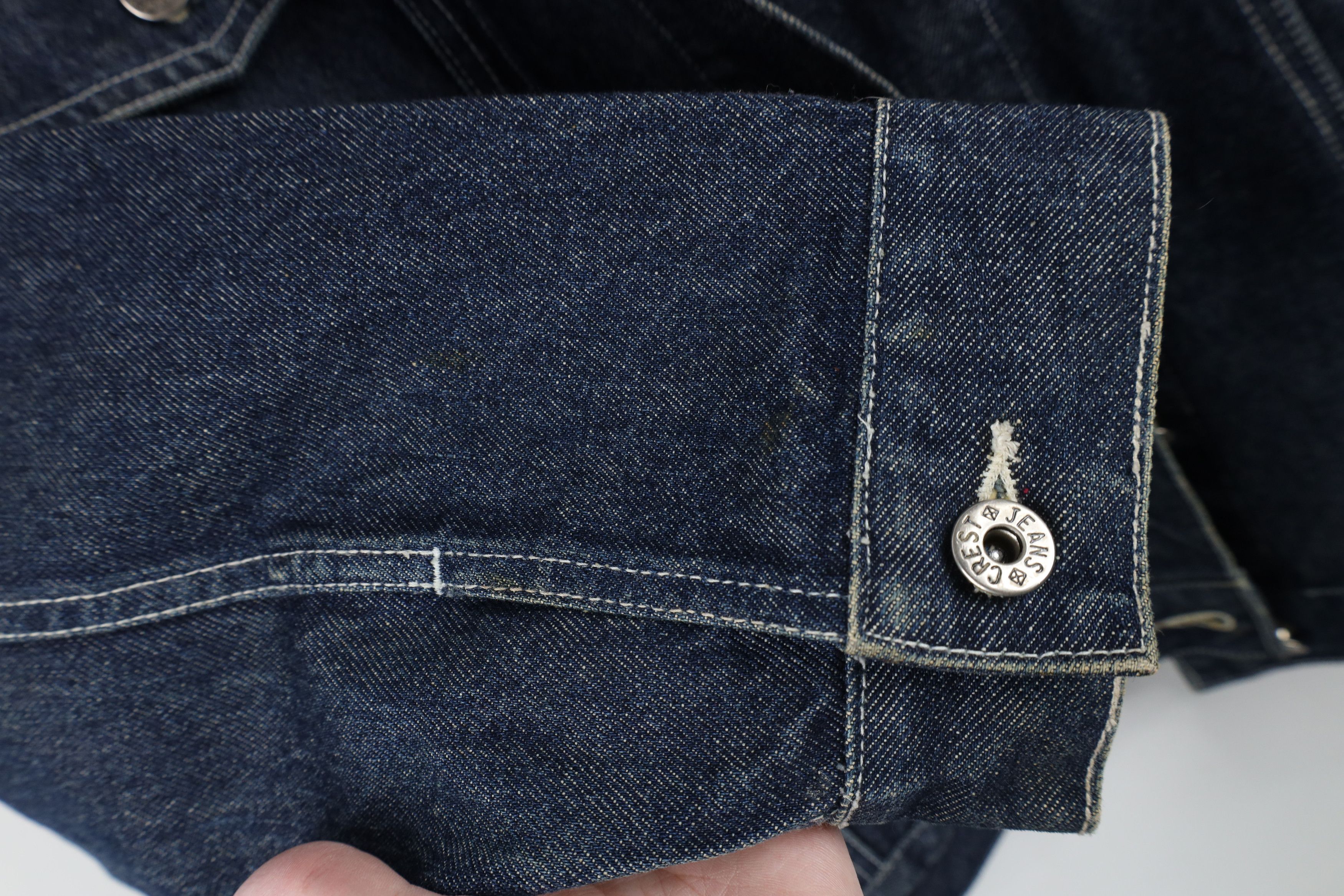 Vintage Vintage 90s Y2K Streetwear Baggy Denim Jean Trucker Jacket Size XL / US 12-14 / IT 48-50 - 6 Thumbnail