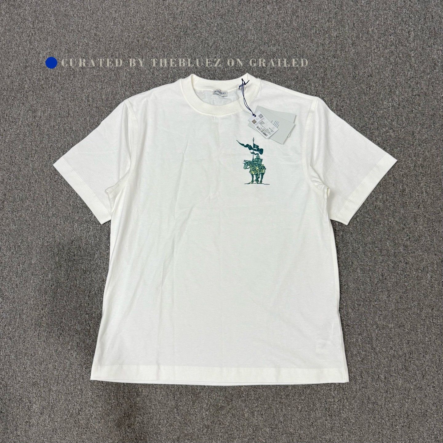 Burberry Burberry Horse Logo Short Sleeve Size US L / EU 52-54 / 3 - 1 Thumbnail