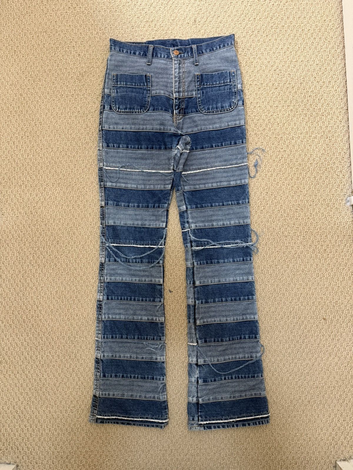 Hysteric Glamour 2000s Hysteric Glamour Flare "Hagi" Kinky Denim Jeans Size US 28 / EU 44 - 1 Thumbnail
