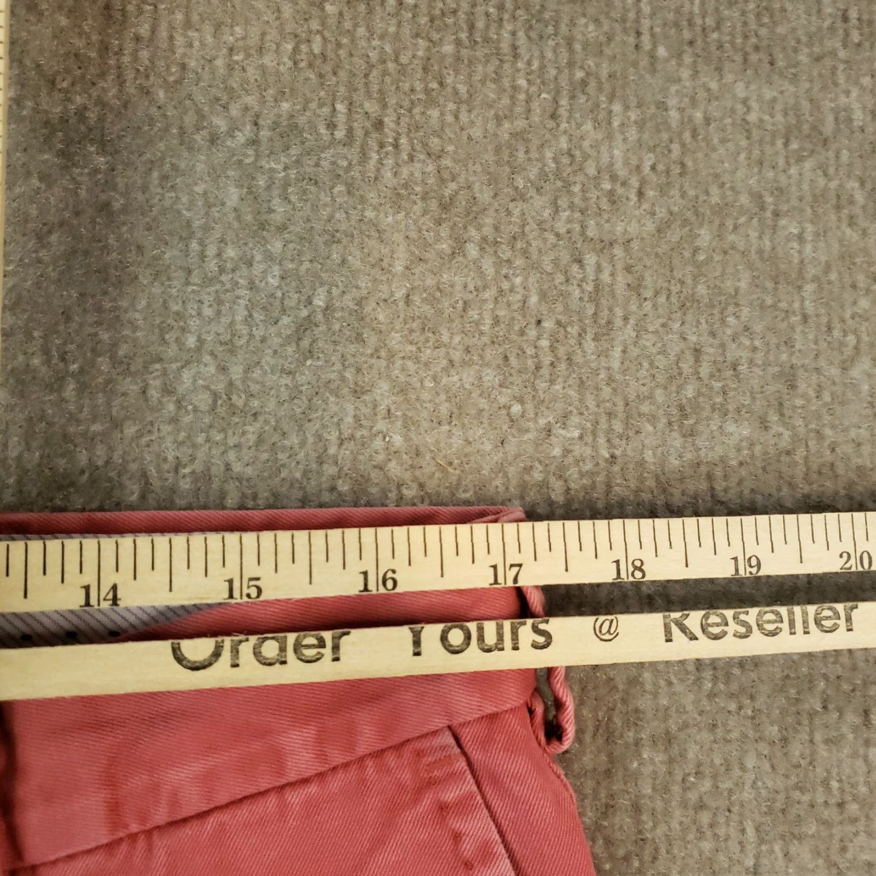 Peter Millar Peter Millar Pants Mens 34x28 Pink Chino Flat Front Straight Leg Golf Casual Mens Size US 34 / EU 50 - 5 Thumbnail