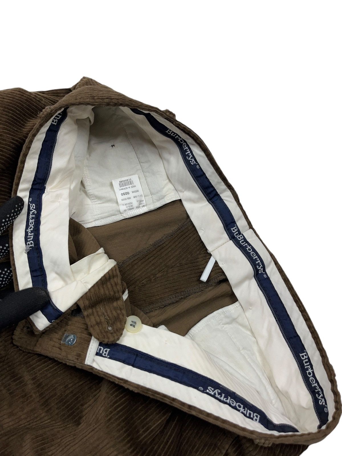 Burberry × Vintage Vintage Burberrys London Corduroy Pants Trousers Size US 34 / EU 50 - 6 Thumbnail