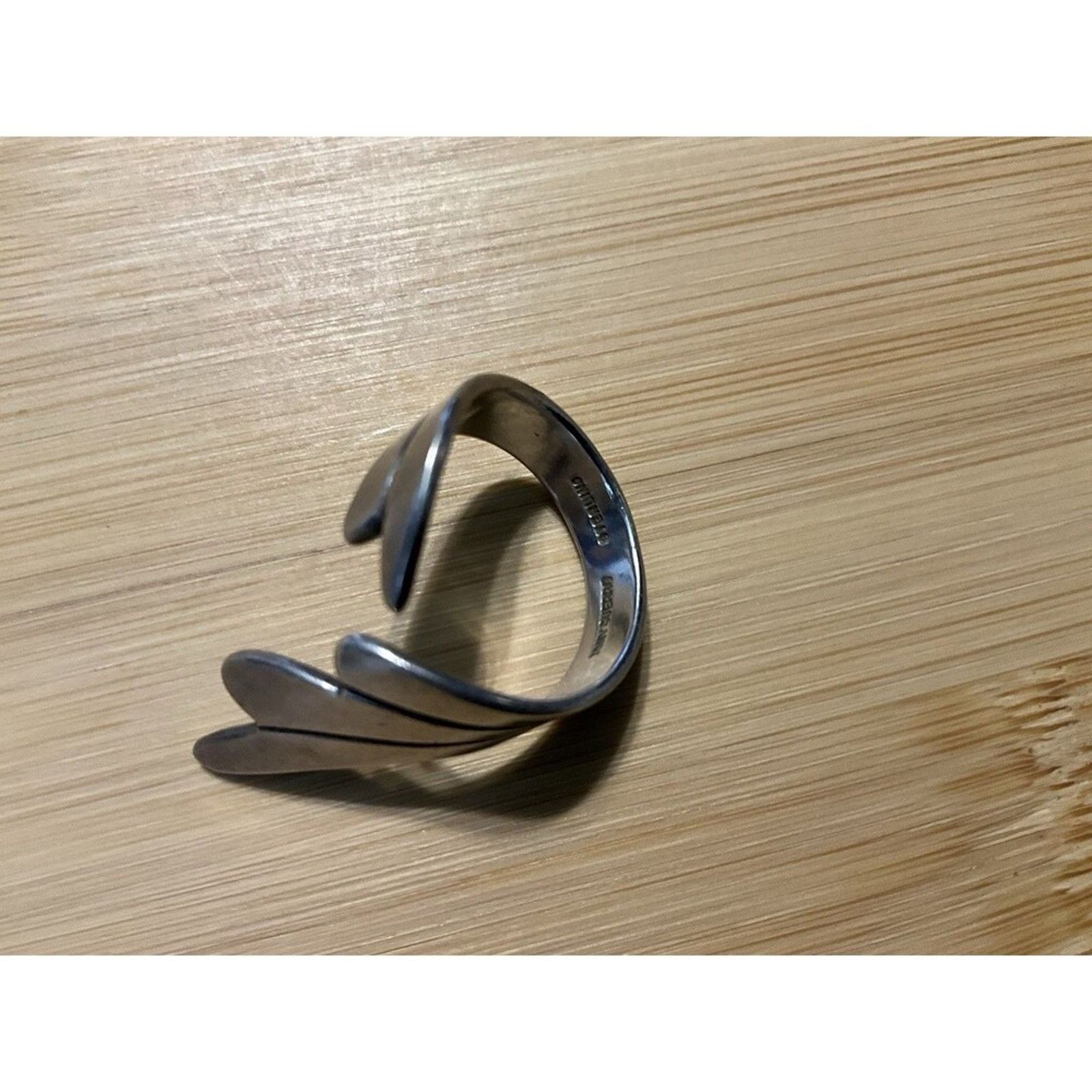Other Tony Guerro Vintage Navajo Modernist Bypass Ring 7.5 925 Size ONE SIZE - 1 Thumbnail