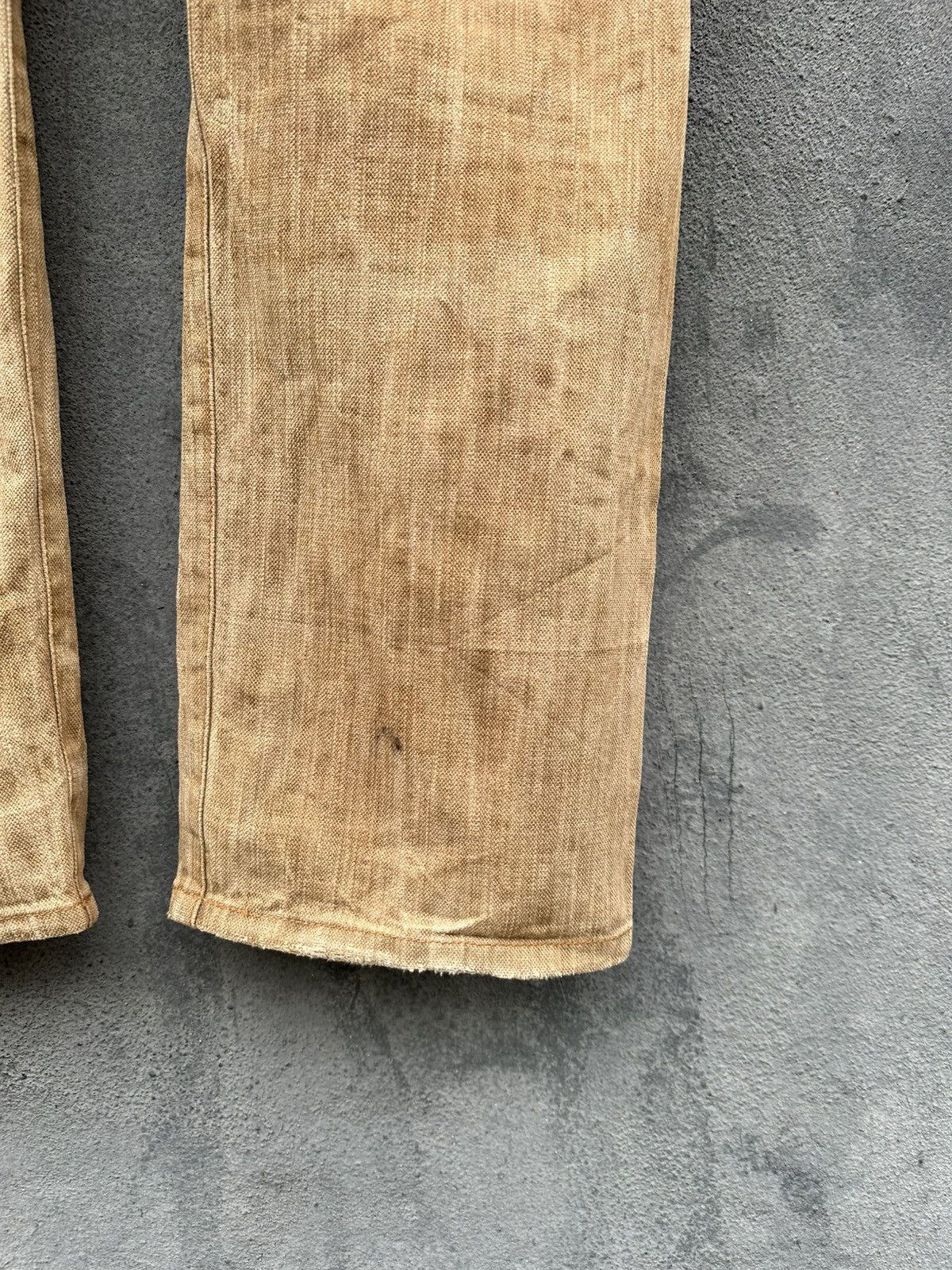Takeo Kikuchi 👹Vintage Takeo Kikuchi Wool Baggy Jeans Size US 31 - 11 Thumbnail