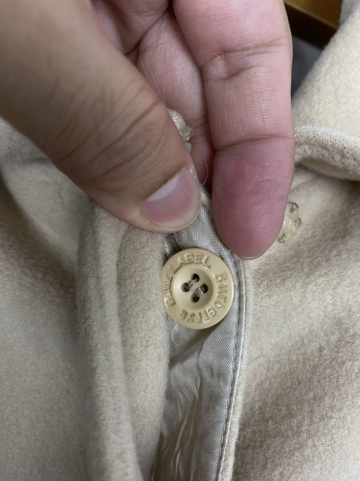 Burberry Rare‼️ Vintage Burberrys Blue Label Wool Trench Coat Size S / US 4 / IT 40 - 5 Thumbnail