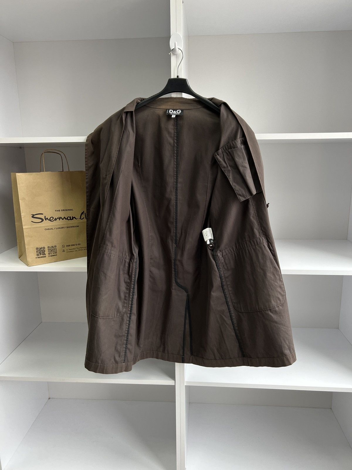 Dolce & Gabbana × Vintage Vintage Dolce Gabbana brown old money style trench coat Size US M / EU 48-50 / 2 - 11 Thumbnail