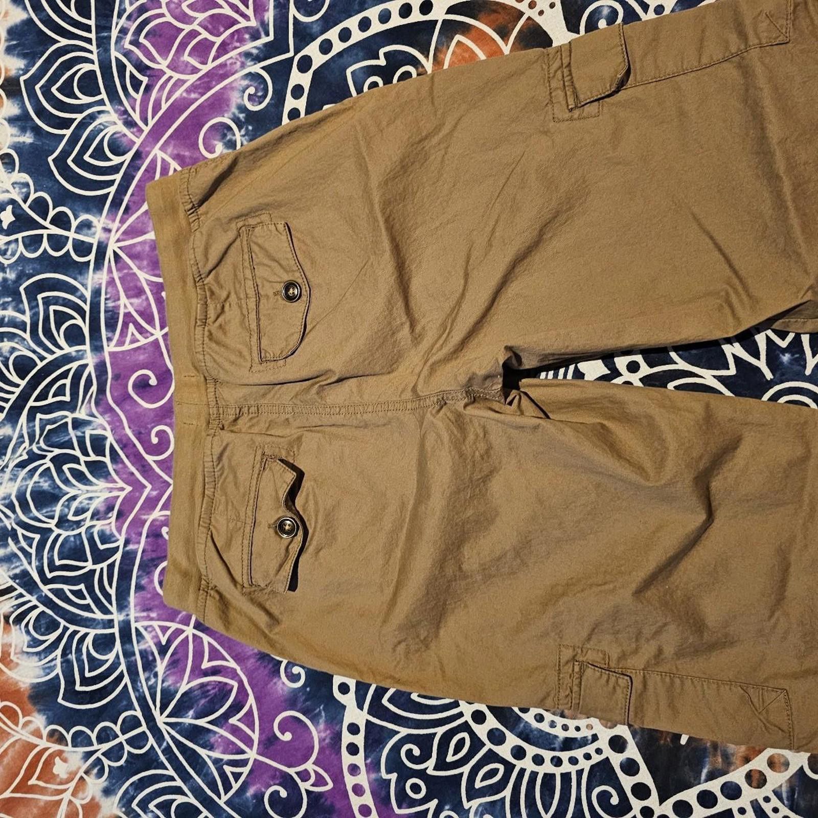 Merona Merona Women's Khaki Cargo Pants Size 28" / US 6 / IT 42 - 7 Thumbnail