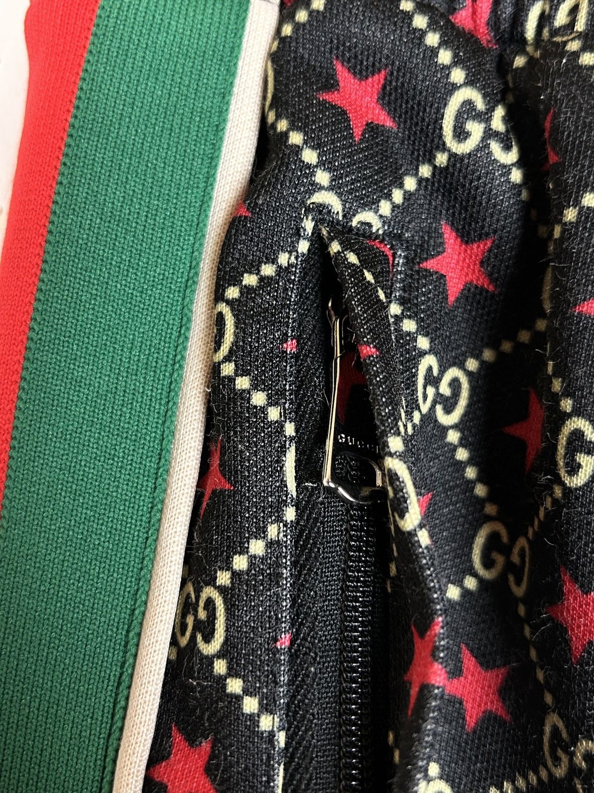 Gucci Gucci GG Logo Star Side Line Contrast Track Pant 19AW Size S Size US 30 / EU 46 - 4 Thumbnail