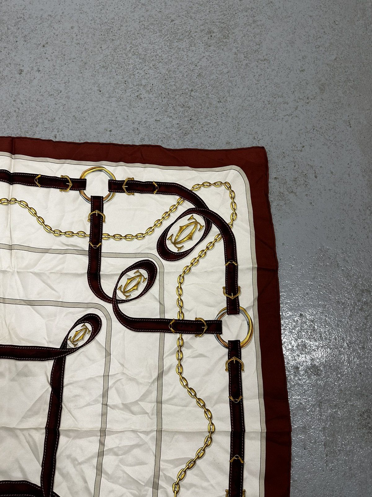 Cartier Must De Cartier Silk Scarf Size ONE SIZE - 5 Thumbnail