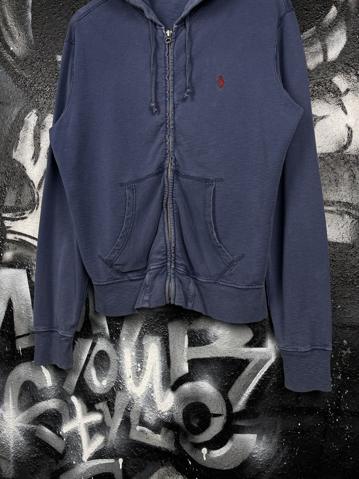 Polo Ralph Lauren × Vintage Polo Ralph Lauren Washed Zip Hoodie Men’s Size M Size US M / EU 48-50 / 2 - 4 Thumbnail