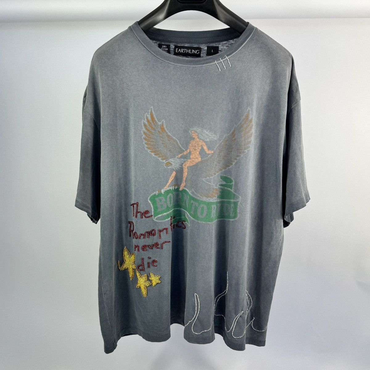 Earthling OVERSIZED BORN TO RIDE T-SHIRT Size US L / EU 52-54 / 3 - 1 Thumbnail