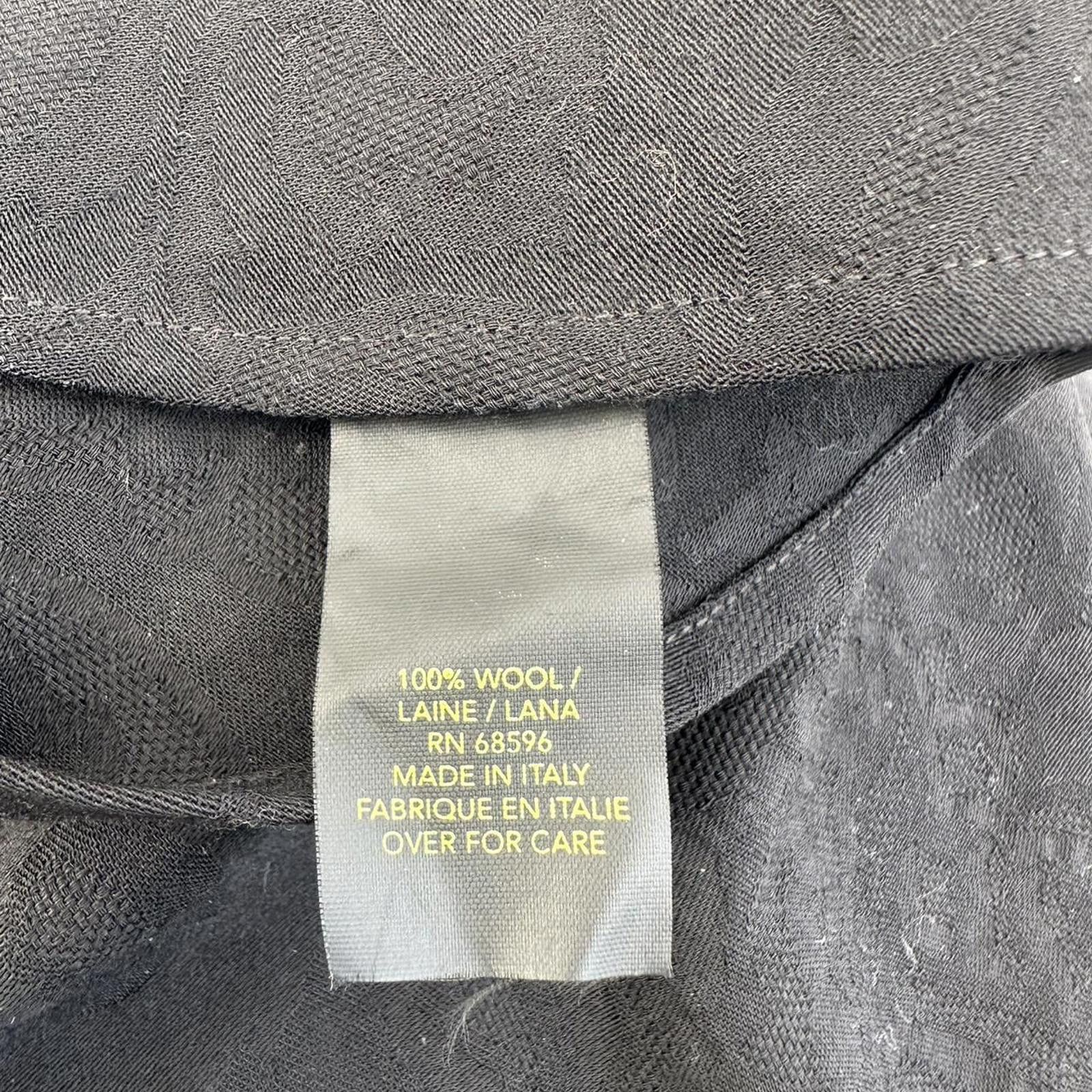 Donna Karan VINTAGE 100% WOOL Donna Karan Signature Made in Italy SZ6 Size ONE SIZE - 4 Thumbnail