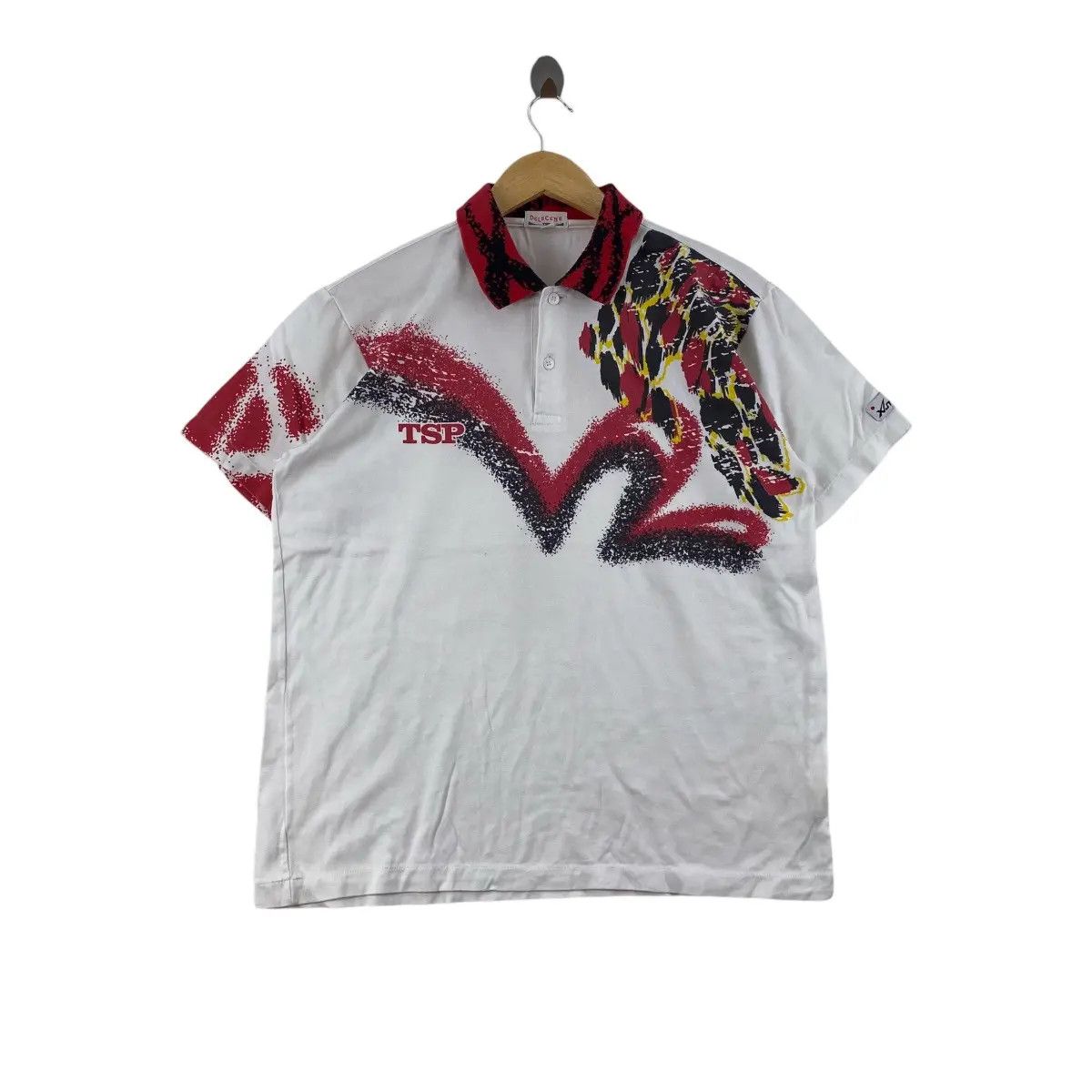 Vintage Vintage 90’ DELSCENE JAPAN BADMINTON Jersey Tee Shirt Top Size US M / EU 48-50 / 2 - 1 Thumbnail