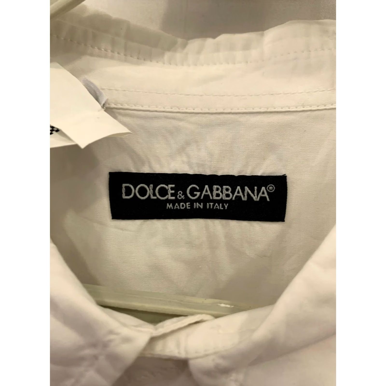 Dolce & Gabbana Dolce&Gabbana White Military Safari Shirt XL Mens Long Sleeve Button-Up Italy Made Size US XL / EU 56 / 4 - 4 Thumbnail