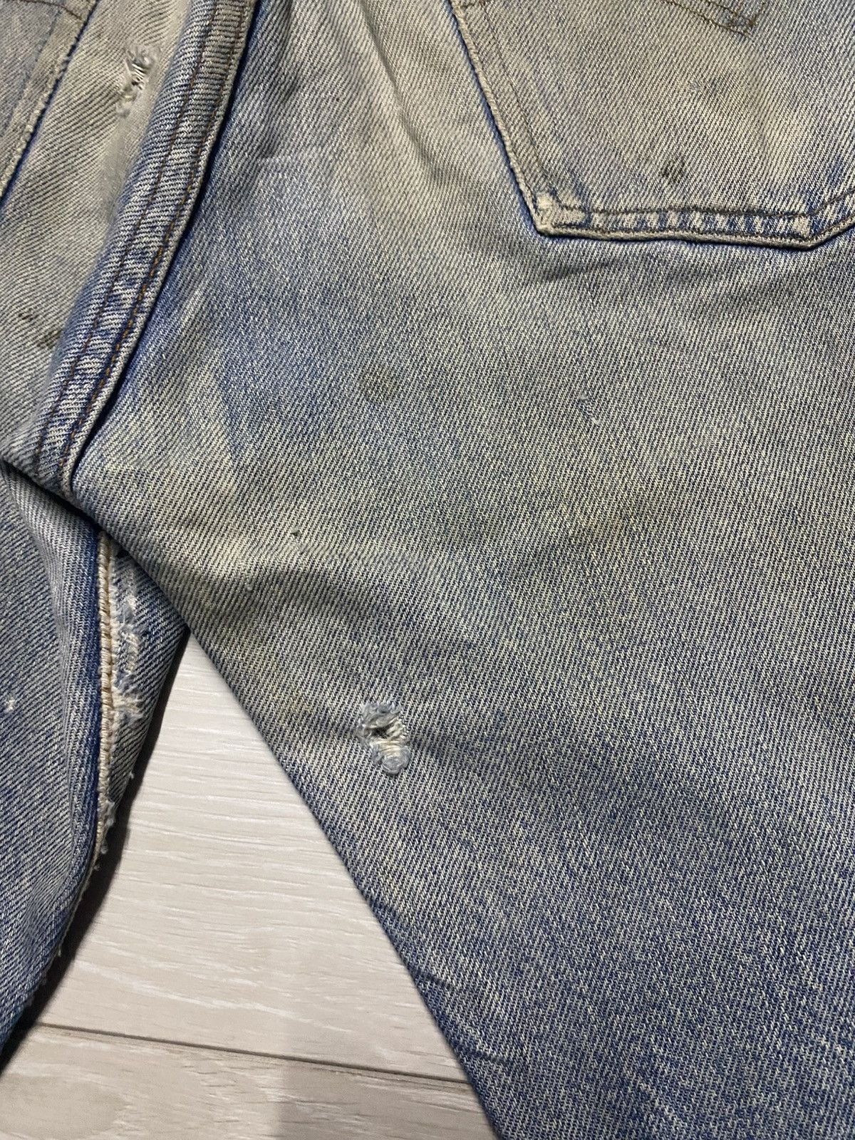 Levi's W32 Vintage Levis 501 60s Selvedge Rindem No6 ButtonFly Jean Size US 32 / EU 48 - 14 Thumbnail