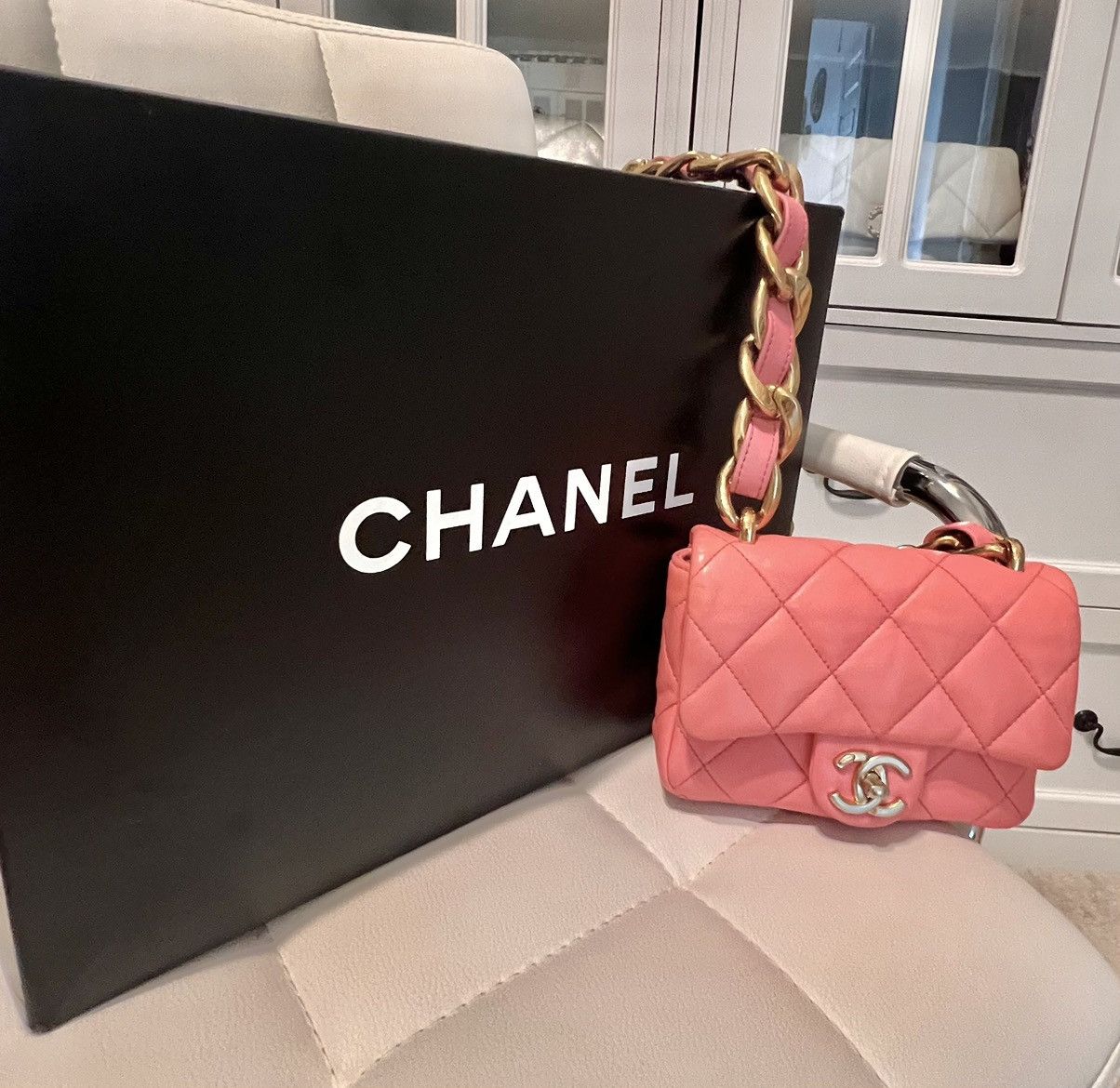 Chanel Chanel 2022 Mini Funky Town Flap Bag Size ONE SIZE - 14 Thumbnail