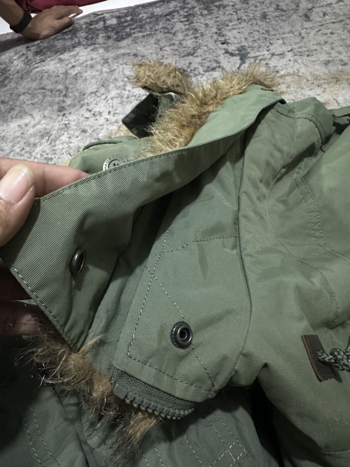 Alpha Industries Alphaindustries Inc Usa Fur Jacket Green Size US XXL / EU 58 / 5 - 8 Thumbnail