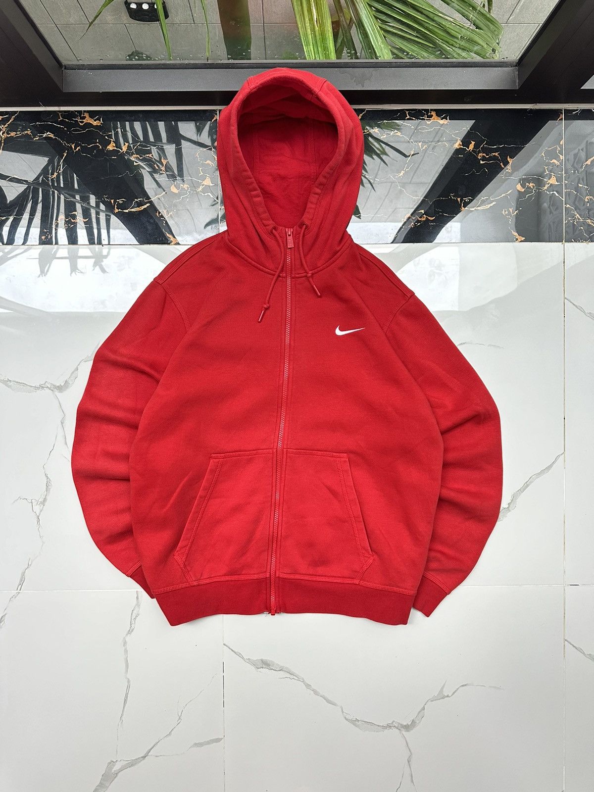 Nike × Vintage NIKE VINTAGE BASIC LOGO STREETWEAR ZIP HOODIE Size US XL / EU 56 / 4 - 2 Thumbnail