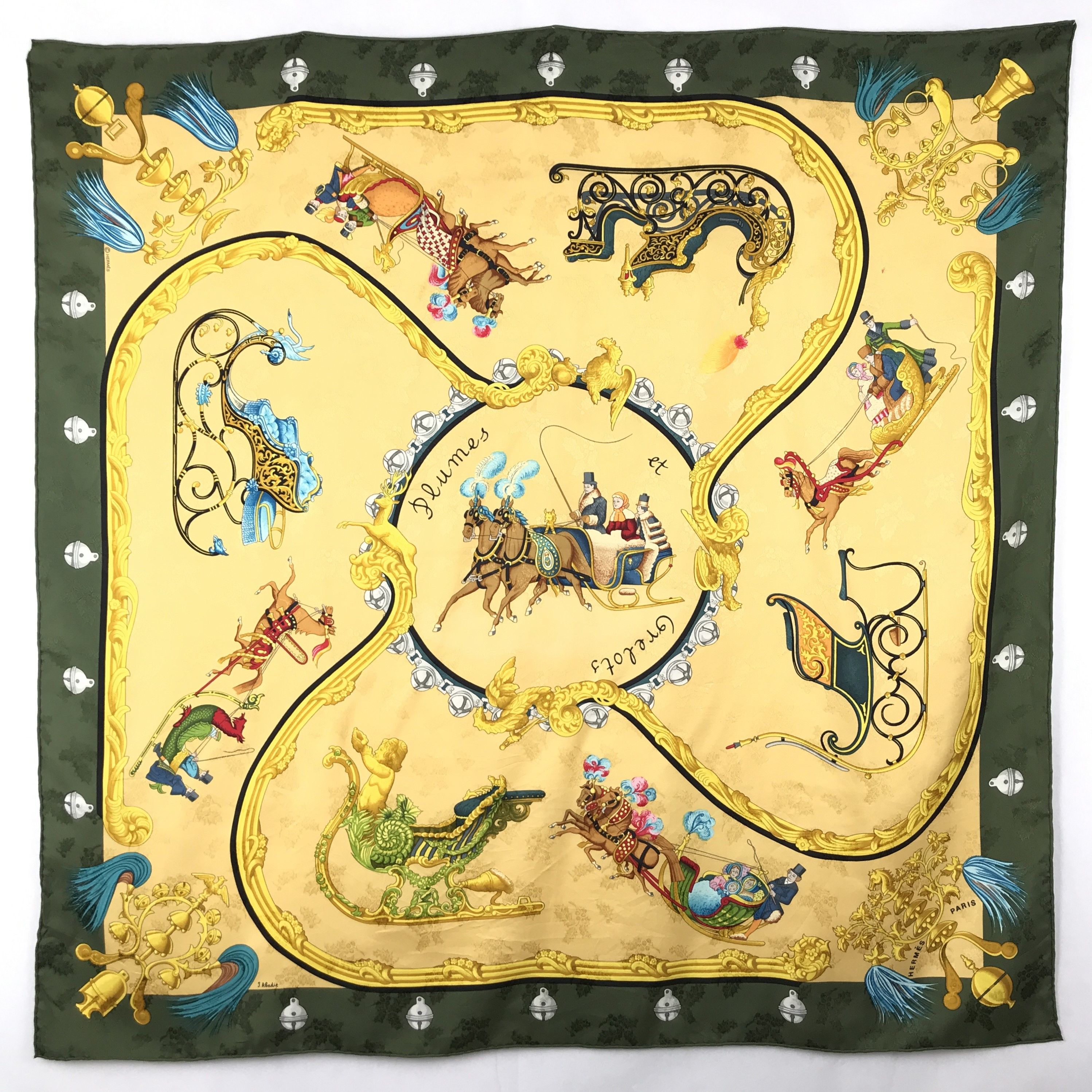 Hermes Vintage Hermes Silk Scarf Size ONE SIZE - 1 Thumbnail