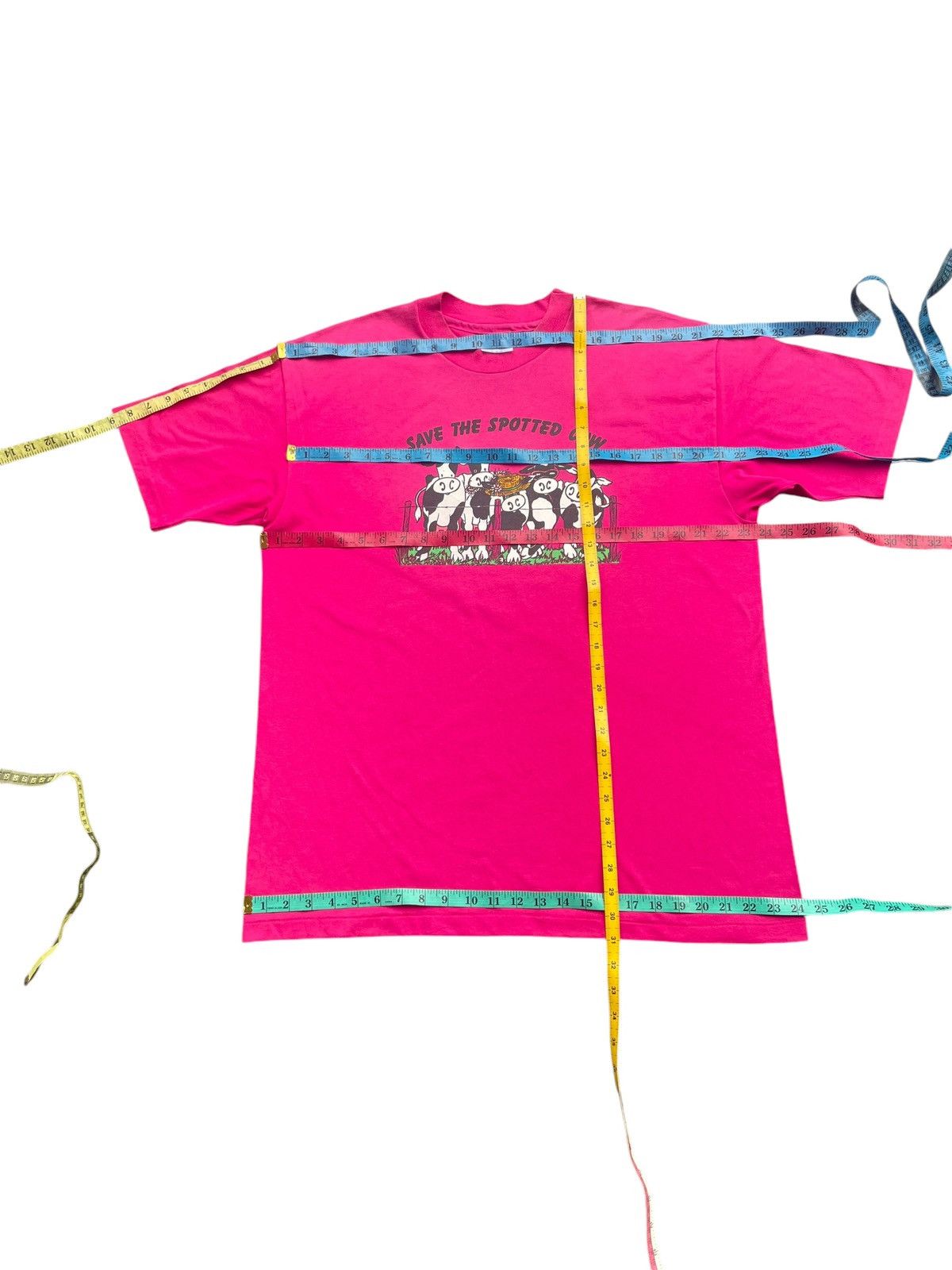 Hanes Vintage Save The Spotted Cow Tshirt Size US XL / EU 56 / 4 - 10 Thumbnail