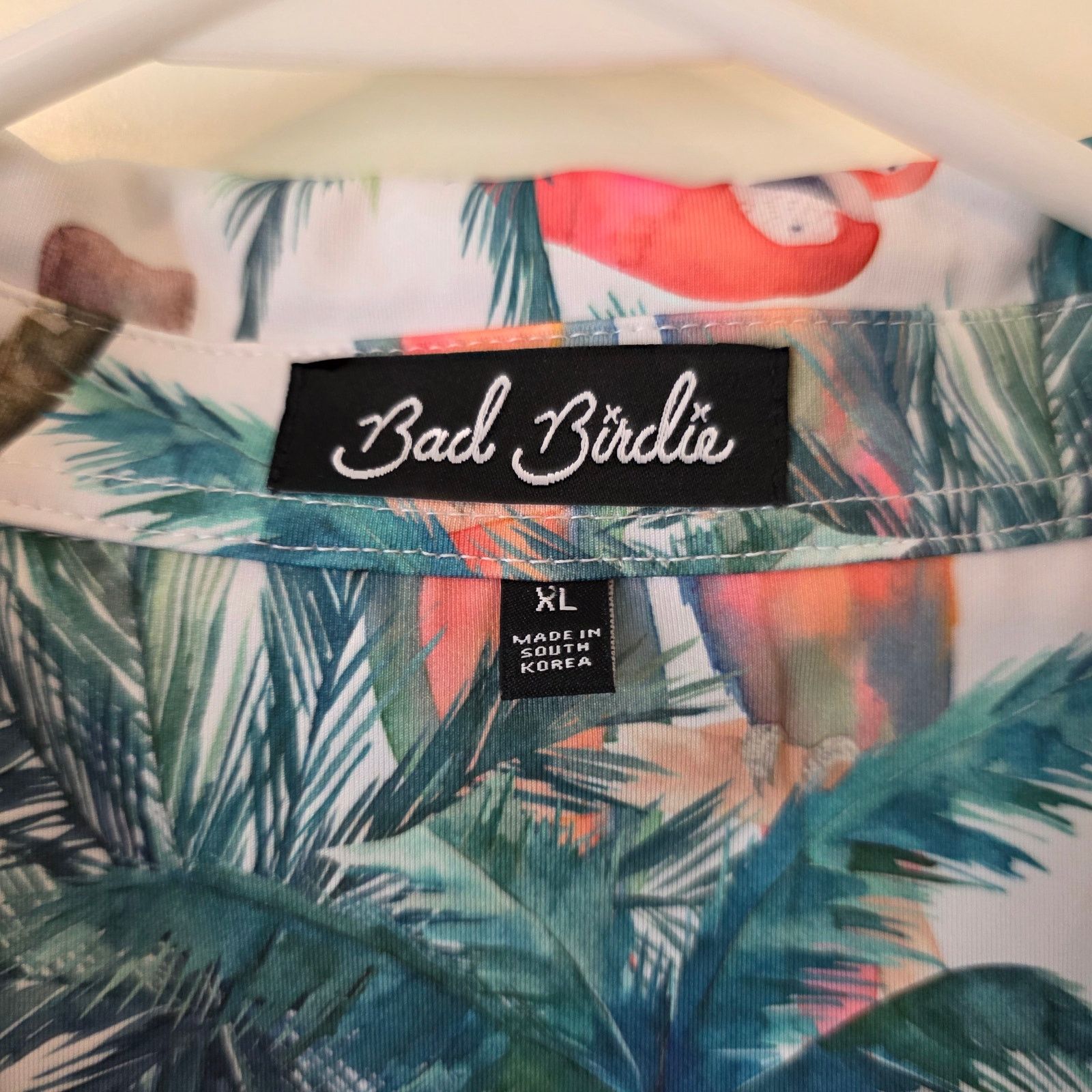Bad Birdie Bad Birdie Tropical Parrot Short Sleeve Golf Polo Shirt XL Size US XL / EU 56 / 4 - 4 Thumbnail