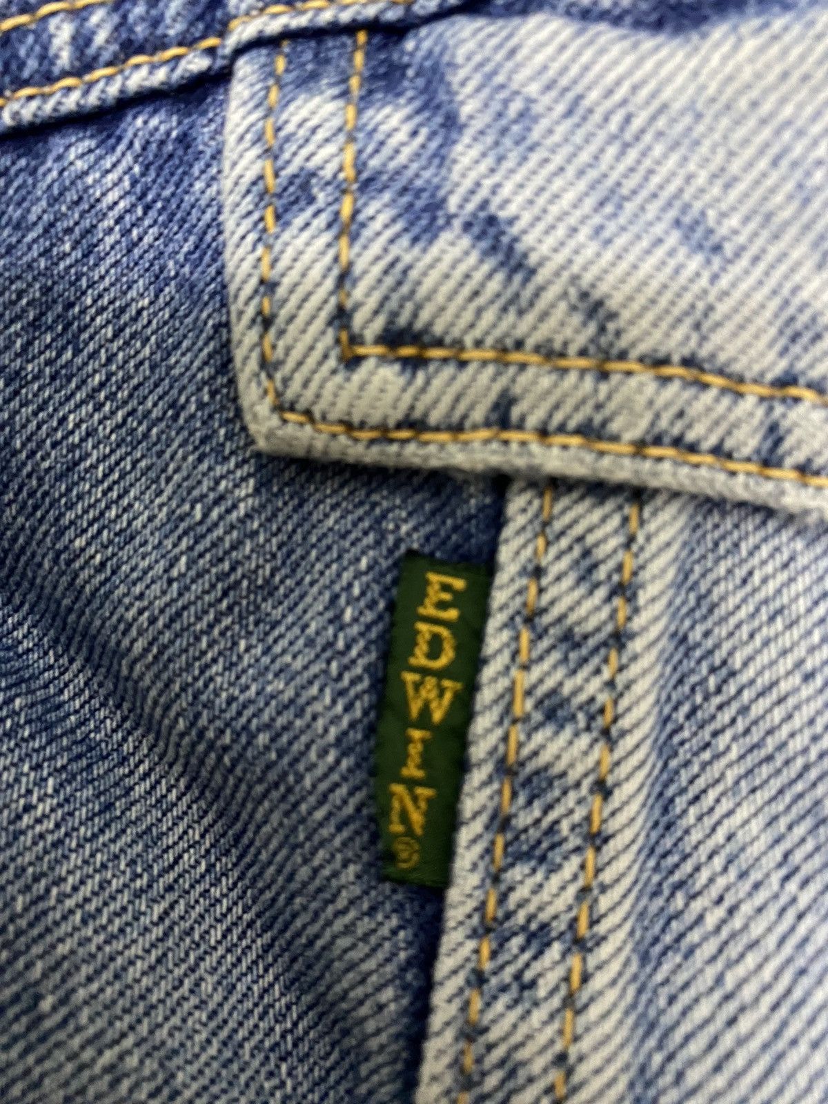 Edwin × Vintage Vintage Edwin Fleece Sherpa denim jacket Size US L / EU 52-54 / 3 - 7 Thumbnail