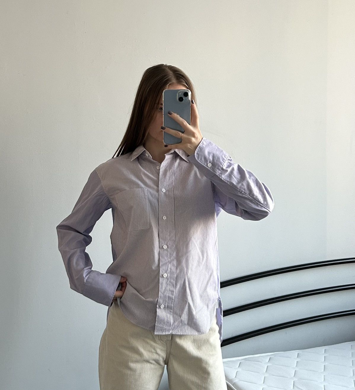 Jil Sander × Uniqlo Shirt purple Jil sander Uniqlo vintage luxury Size XXS / US 00 / IT 34 - 3 Thumbnail