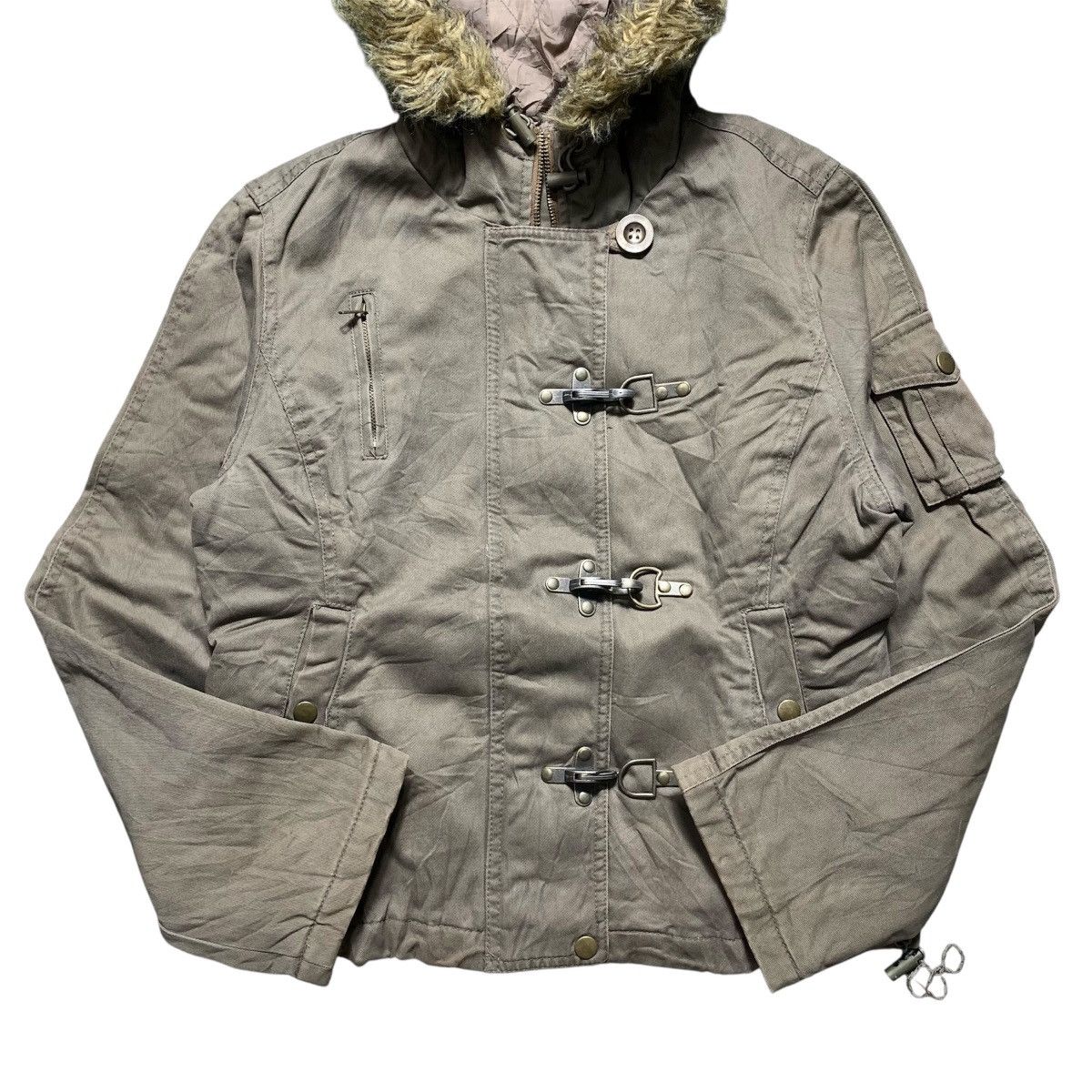 Japanese Brand Colza Military Faux Fur Bondage Lgb Vkei Japanese Brand Size US L / EU 52-54 / 3 - 7 Thumbnail