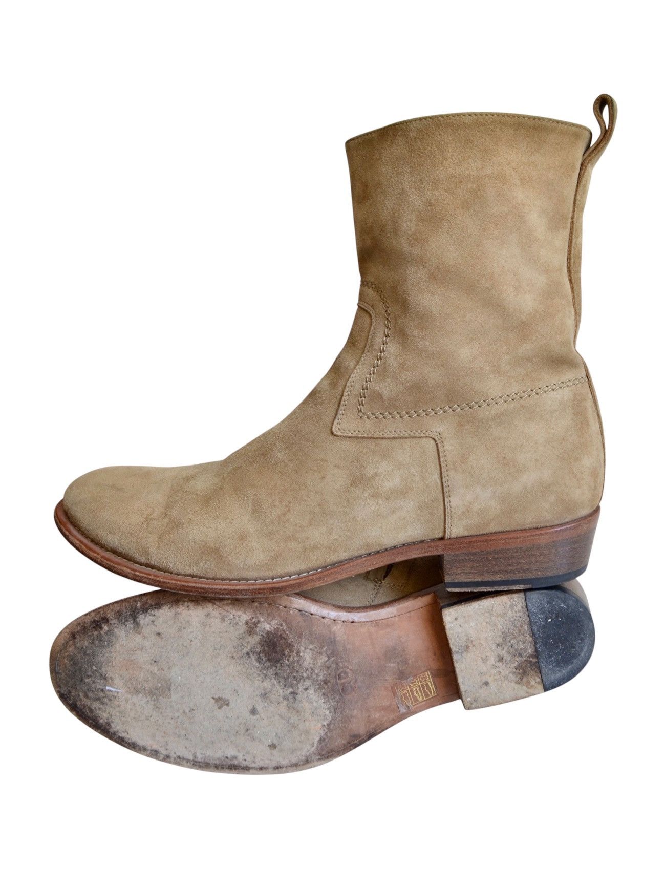 Dior × Hedi Slimane AW07 Dior Homme Side Zip Ankle Boots | Grailed