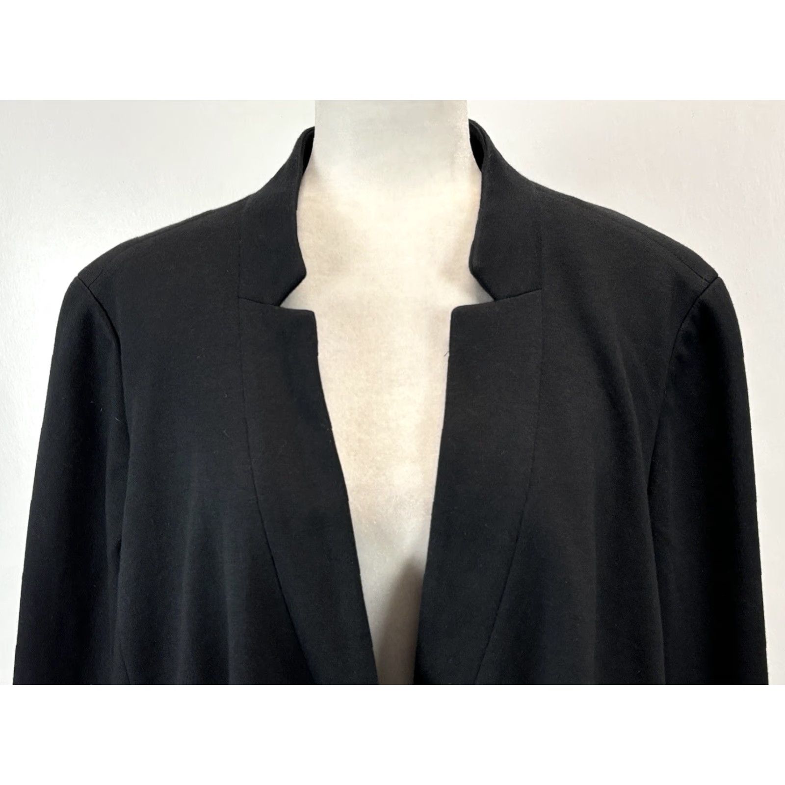 Talbots NEW Talbots Aberdeen Black Blazer Jacket 22W Plus Petite Classic Womens Size 3XL / US 20-22 - 5 Thumbnail