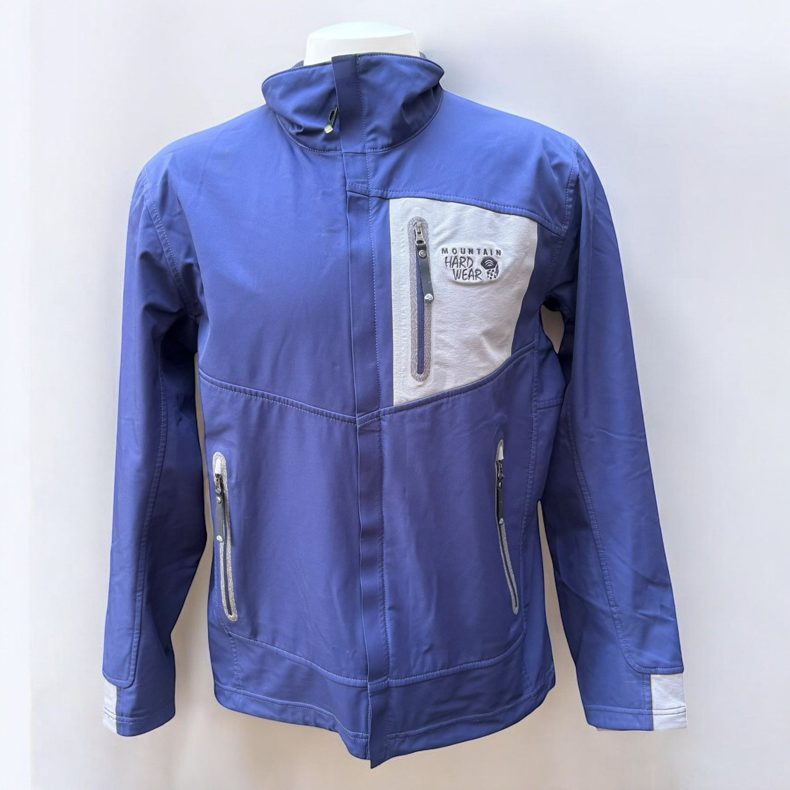 Mountain Hardwear Mountain Hardwear Jacket Sz L Blue Conduit Soft Shell Zip Size US L / EU 52-54 / 3 - 1 Thumbnail
