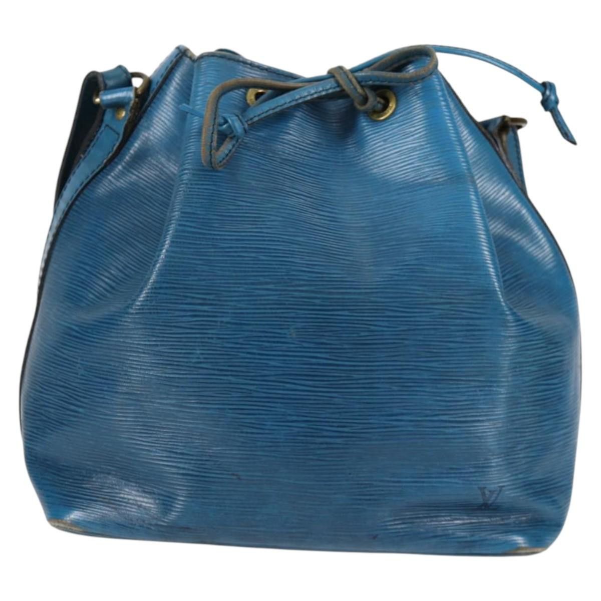 Louis Vuitton LOUIS VUITTON Epi Petit Noe Shoulder Bag Blue M44105 Size ONE SIZE - 2 Thumbnail