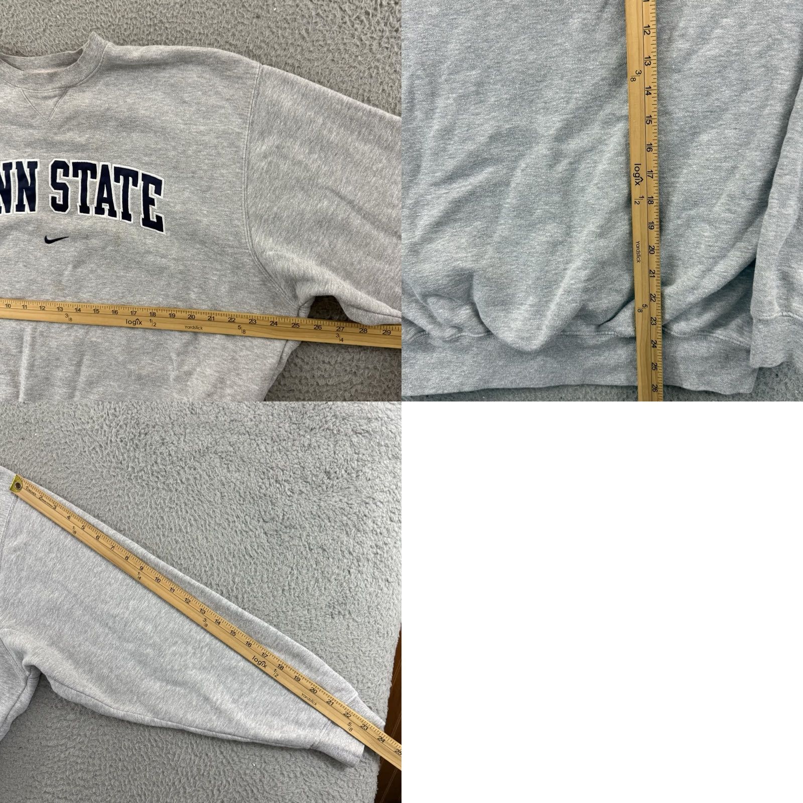 Nike VINTAGE Nike Penn State Sweatshirt Mens Medium Gray Center Swoosh College Sport Y2K Size US M / EU 48-50 / 2 - 8 Thumbnail