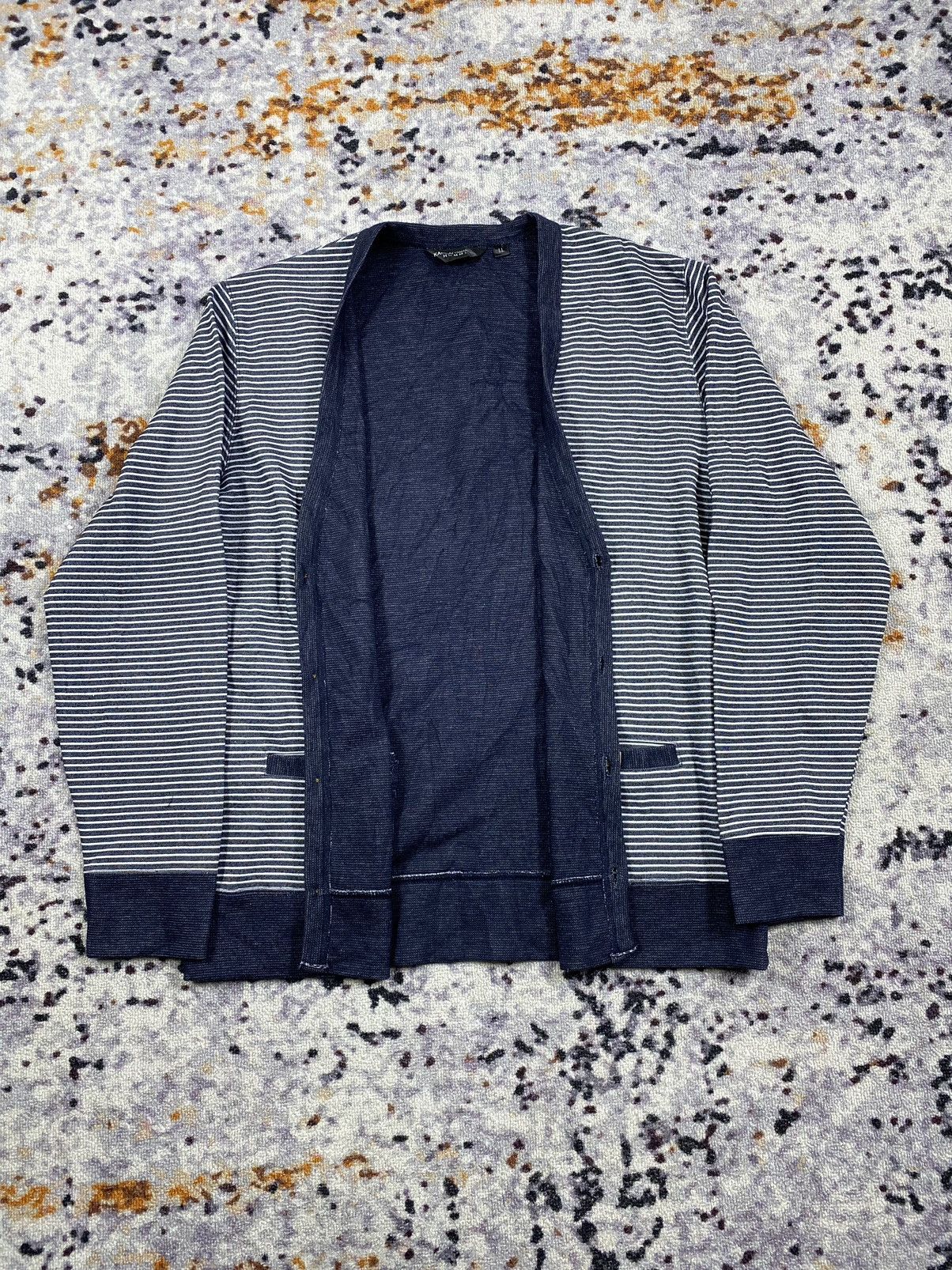 Issey Miyake × Japanese Brand × Kansai Yamamoto “RARE” Kaisai Yamamoto stripe Kurt cobain style Size US L / EU 52-54 / 3 - 1 Thumbnail