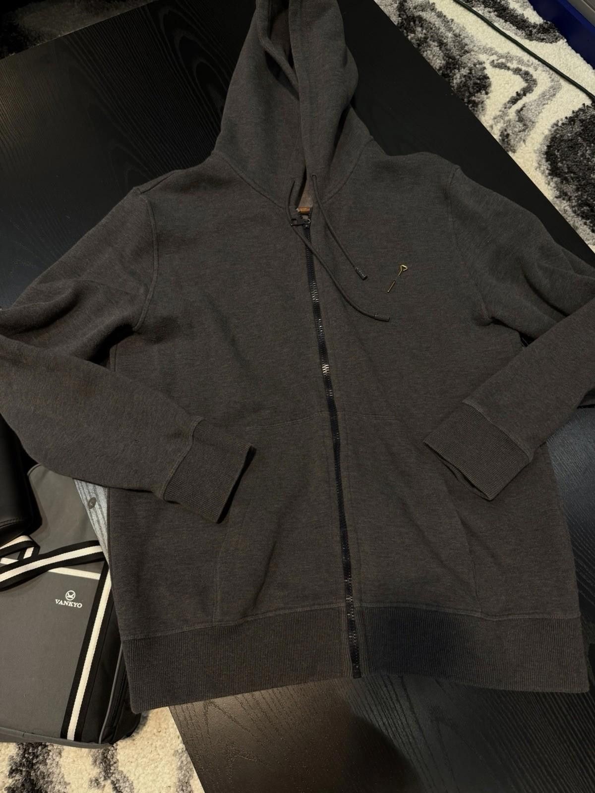 Louis Vuitton LOUIS VUITTON - MEN’S Gray "LV" HOODIE ZIP UP - Size XXL Size US XXL / EU 58 / 5 - 10 Thumbnail