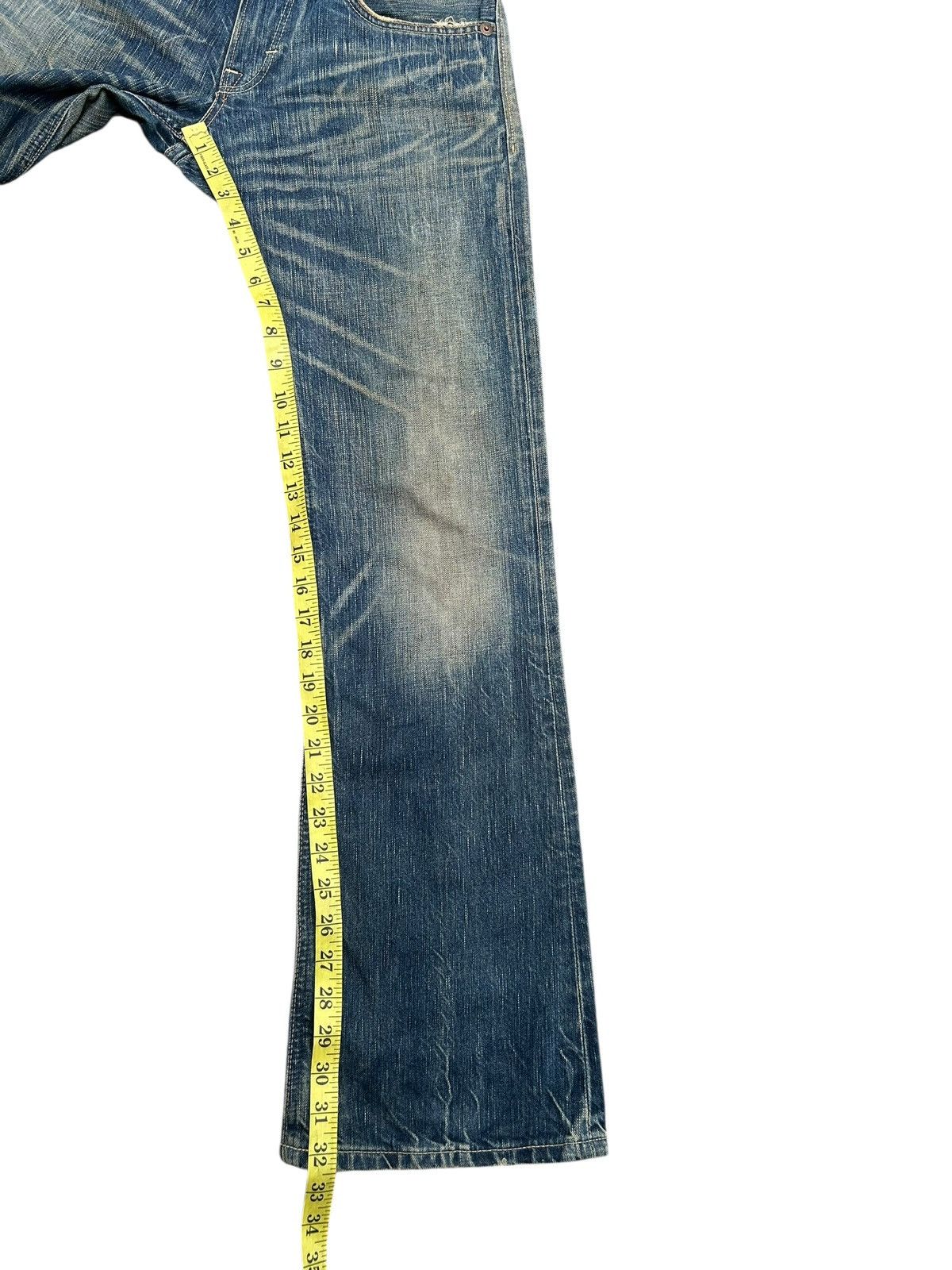 Kapital Flare Vintage Edwin Distressed Denim Jeans Size US 31 - 19 Thumbnail