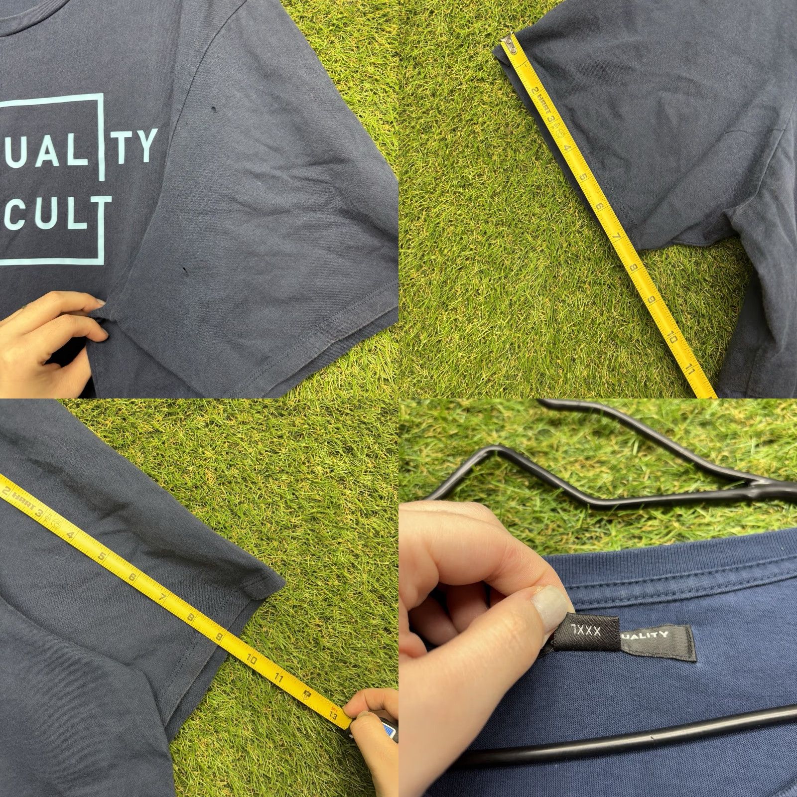 Cult Of Individuality Cult of Individuality Shirt Mens 3XL Navy Blue Short Sleeve Crew Neck Cotton Logo Classic T-Shirt Men Regular Summer Spring Fall Size US XXL / EU 58 / 5 - 8 Thumbnail