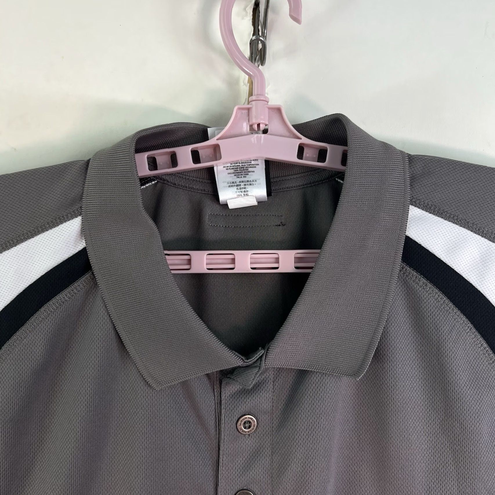 Harley Davidson Harley-Davidson Polo Shirt Men's 4XL Gray Greenville SC Size US XXL / EU 58 / 5 - 5 Thumbnail