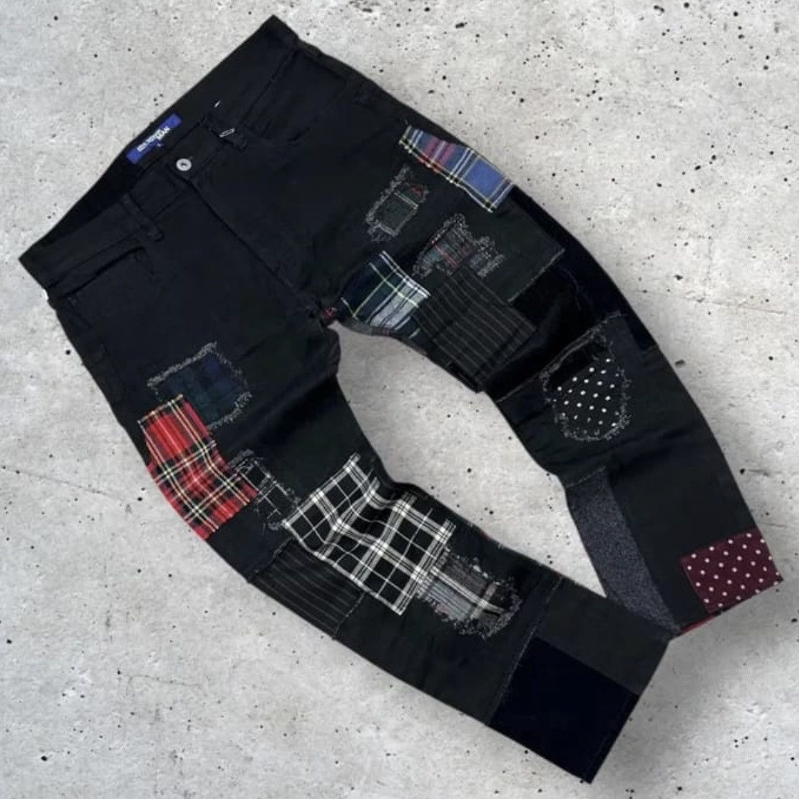 Junya Watanabe Junya Watanabe x CDG Patchwork Pants Size US 32 / EU 48 - 1 Thumbnail